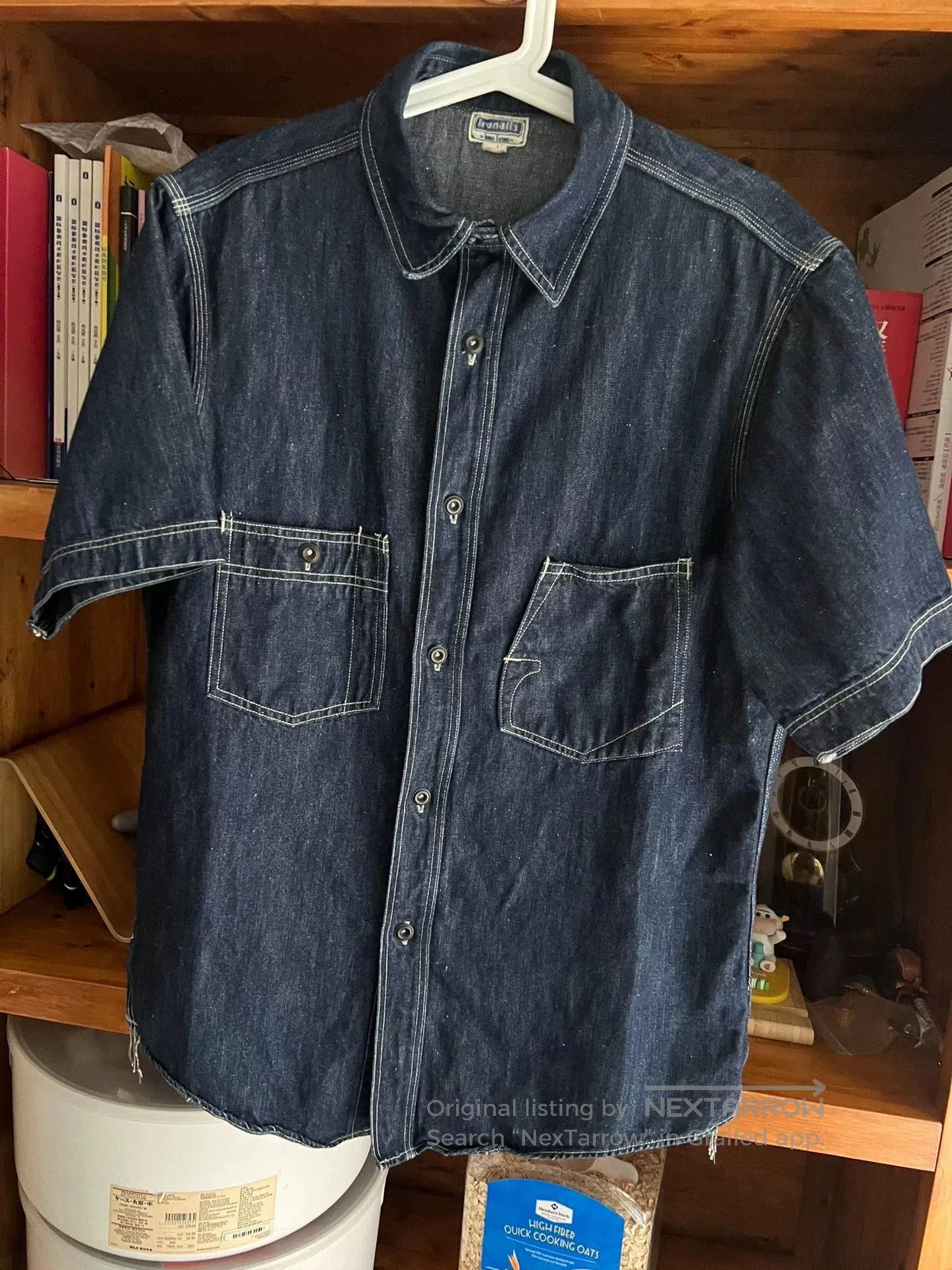 Freewheelers limited edition iron-buttoned denim shirt. Size US L / EU 52-54 / 3 - 3 Thumbnail