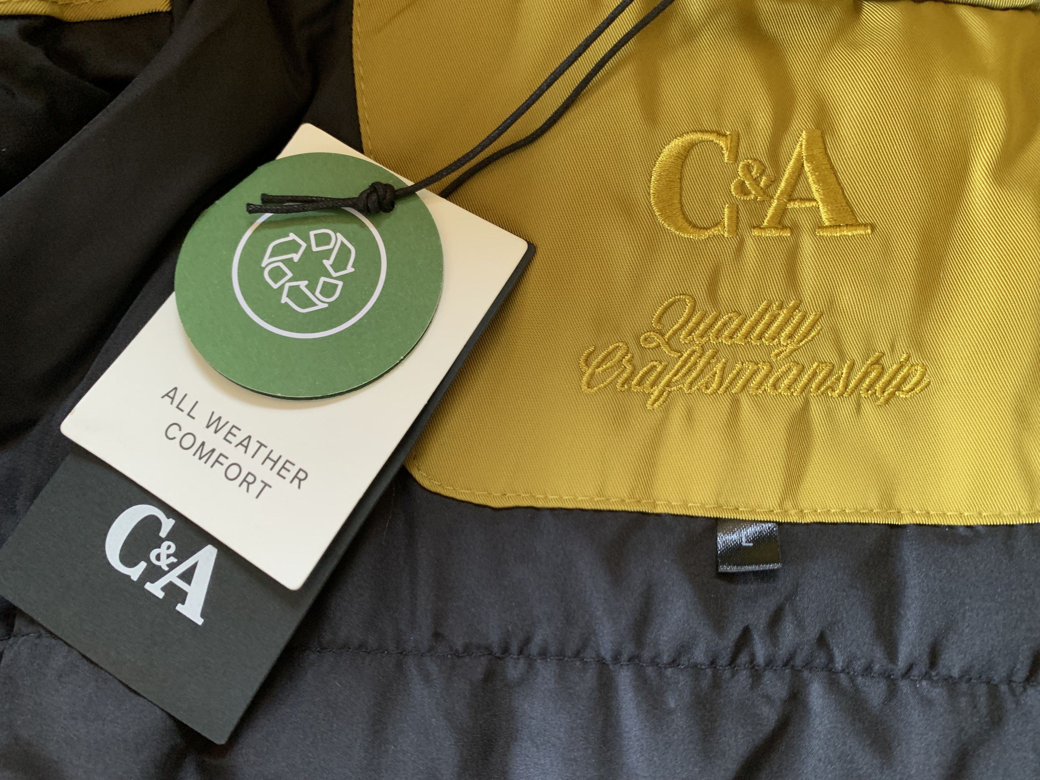Other C&A New Winter Pocket Hood Puffer Jacket Size US L / EU 52-54 / 3 - 6 Thumbnail