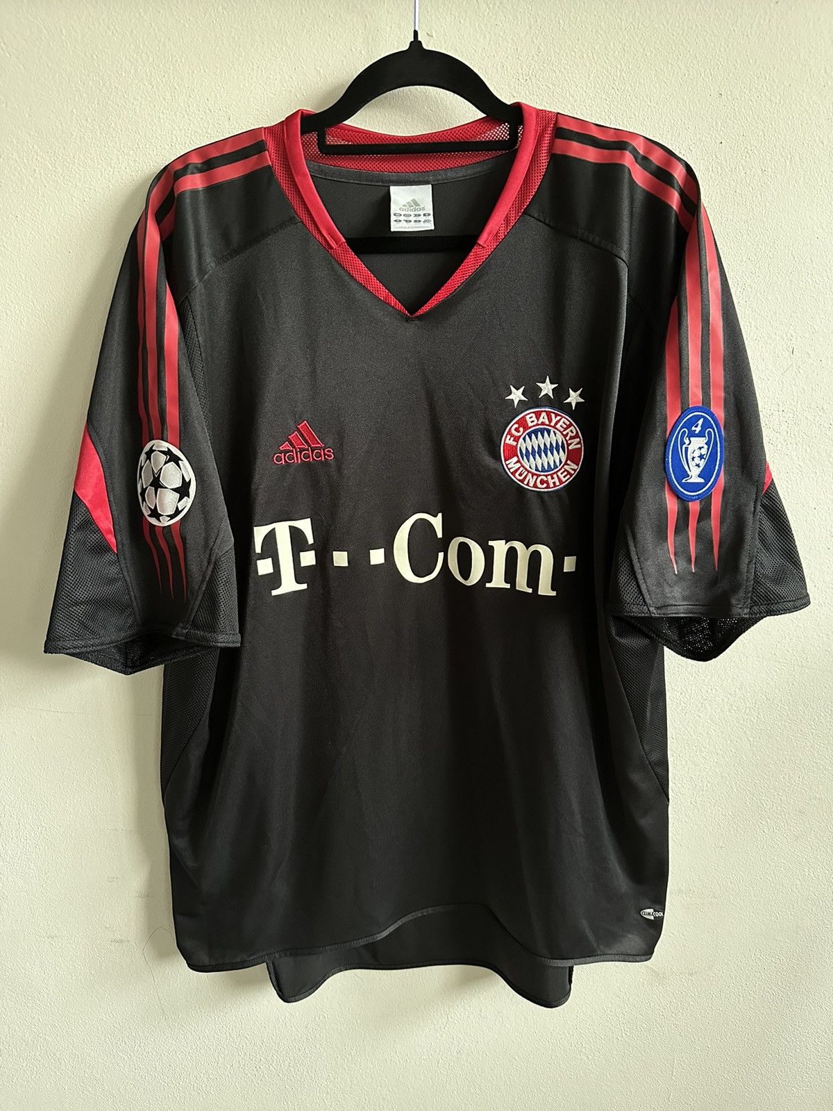 Adidas × Vintage Bayern Munchen UCL 2004 / 2005 Soccer Jersey Size US XL / EU 56 / 4 - 1 Thumbnail