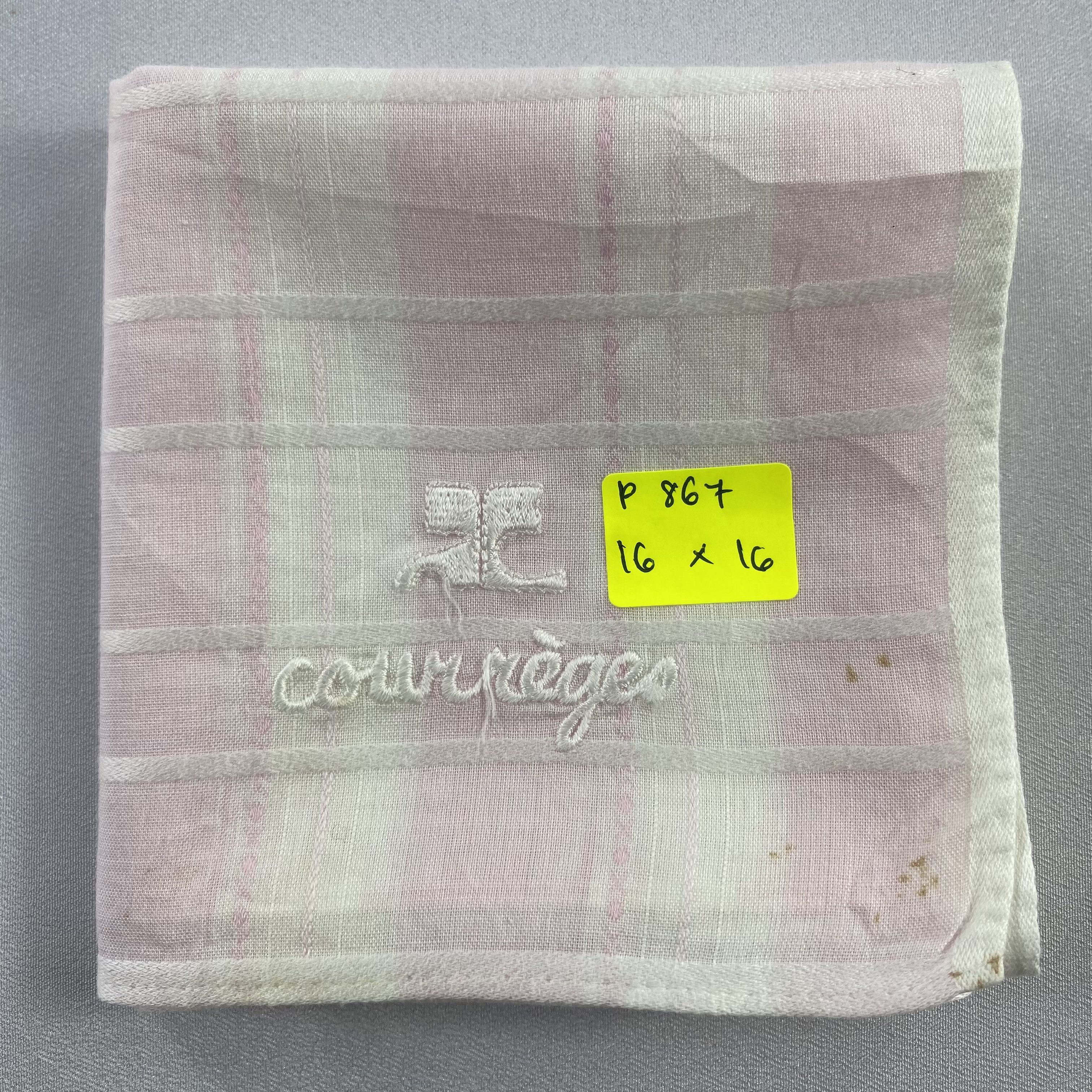 Courreges × Vintage Courreges Bandana/ Handkerchief / Neckerchief-P867 Size ONE SIZE - 6 Thumbnail