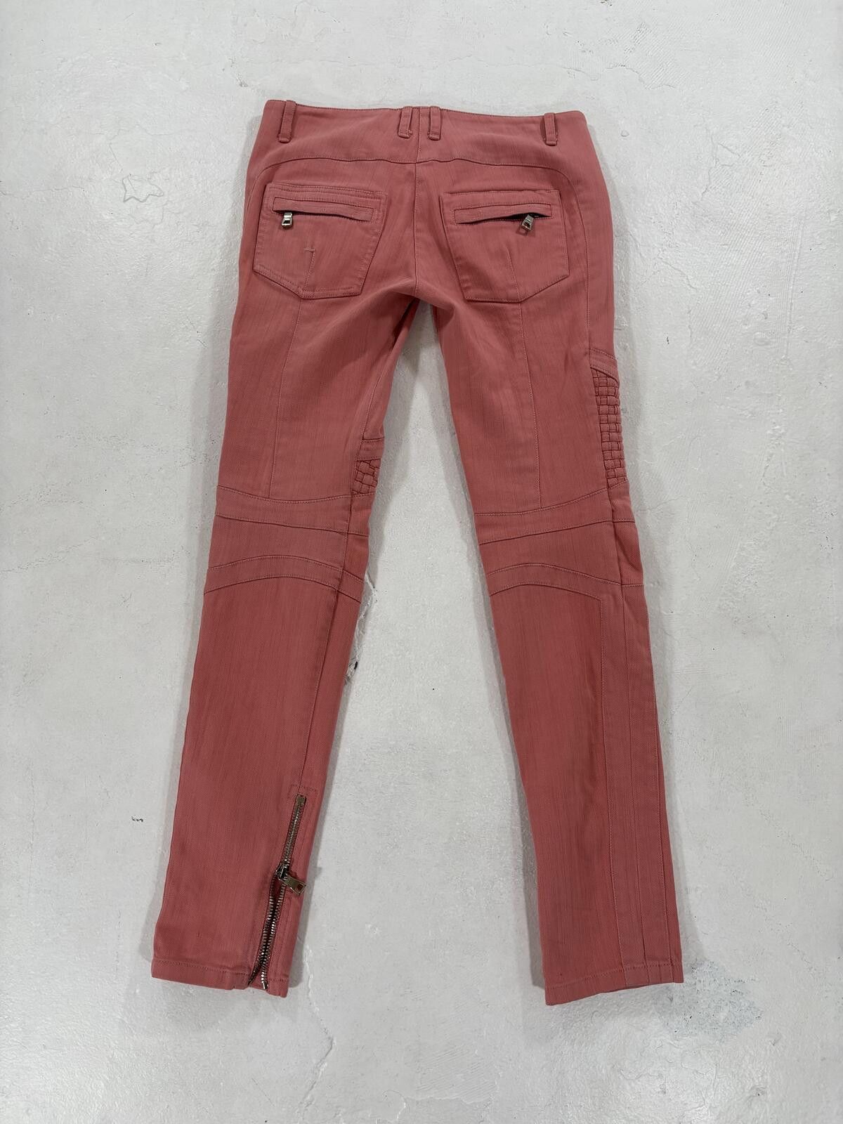 Balmain Balmain Pink Woven Pants Size US 29 - 2 Thumbnail