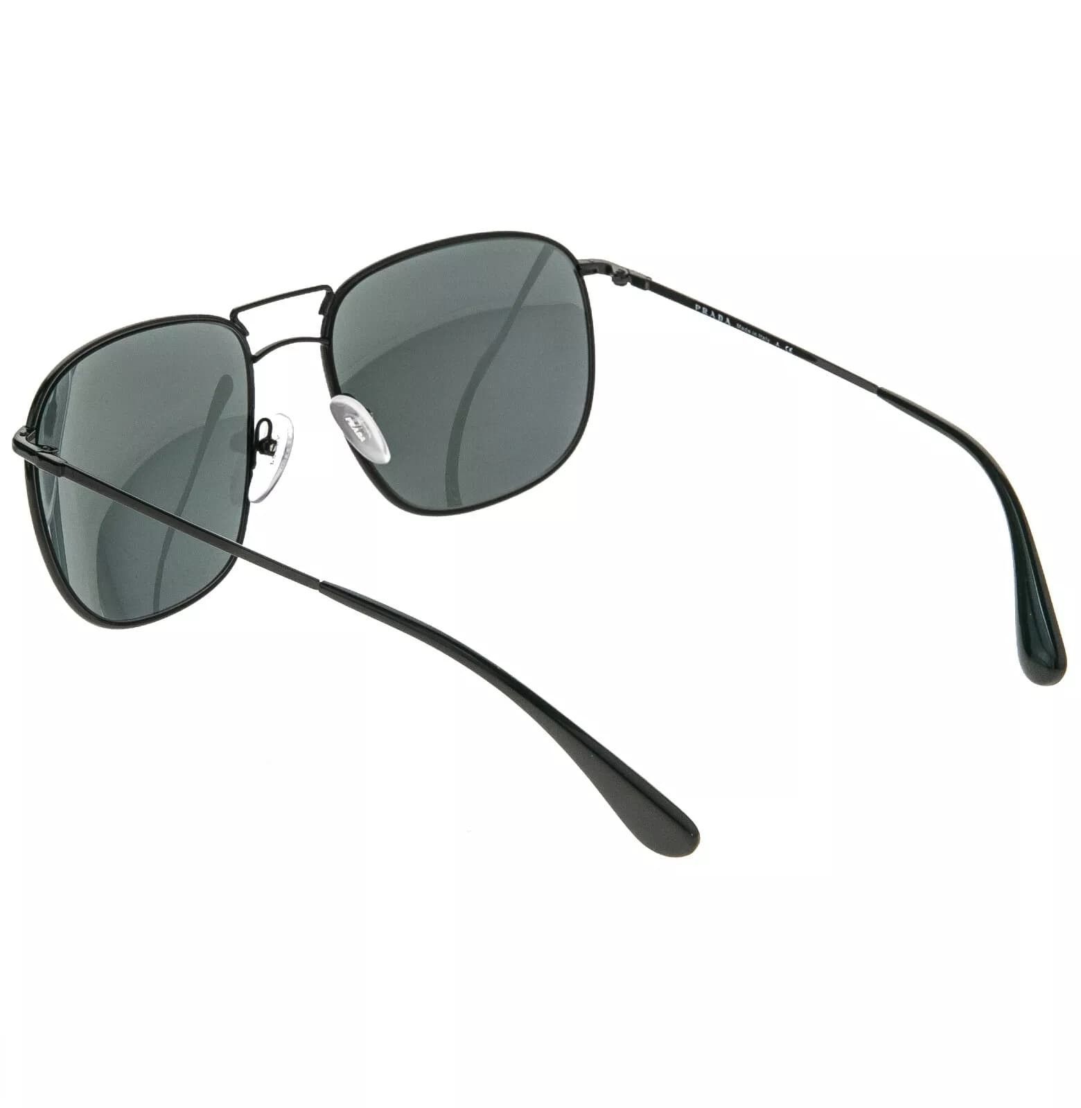 Prada PRADA COLLECTION LEAD PR52TS Black Blue Pilot Sunglasses 52T Size ONE SIZE - 9 Thumbnail