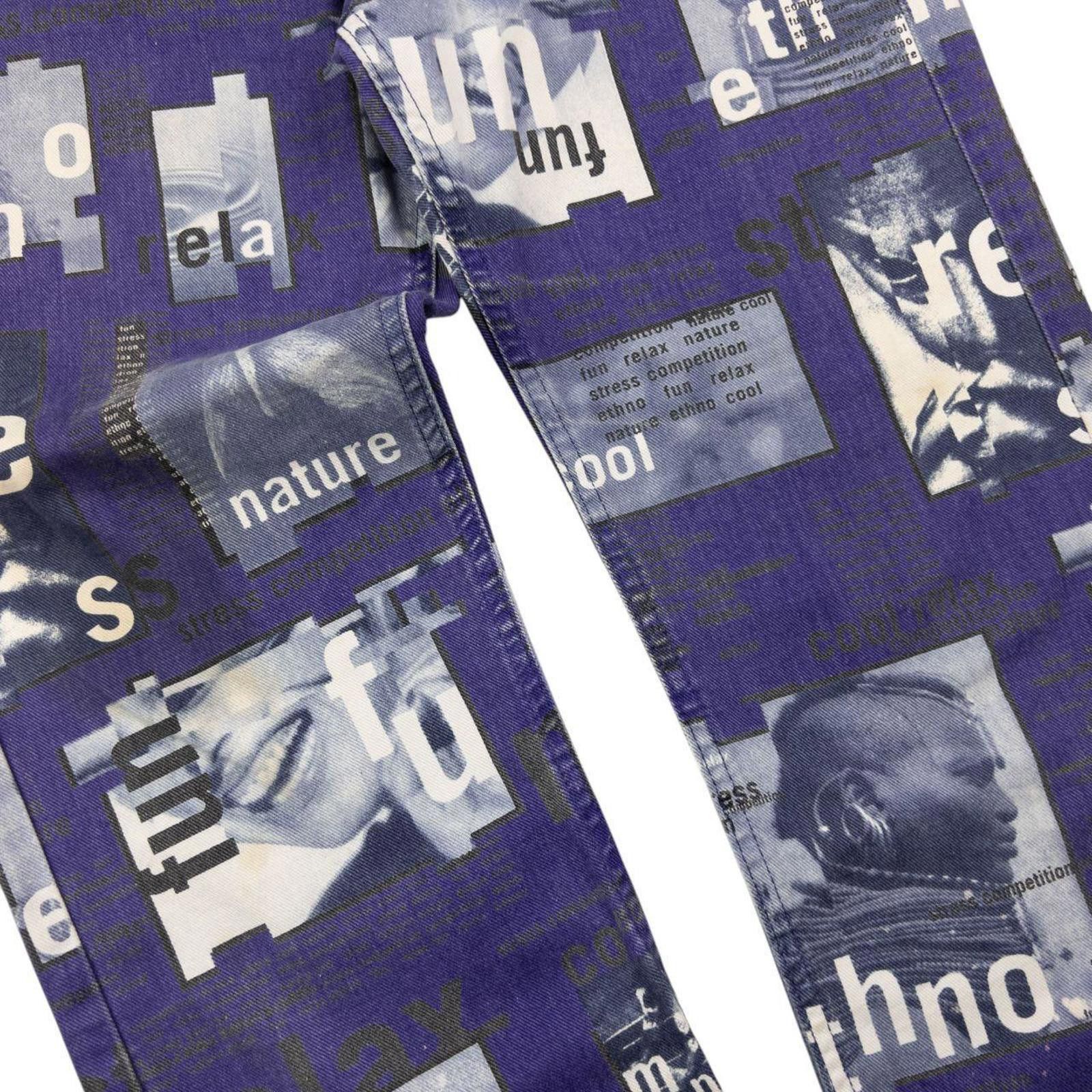 Moschino Vintage Moschino Jeans Graphic Print Jeans Size W26 Size 26" / US 2 / IT 38 - 6 Thumbnail