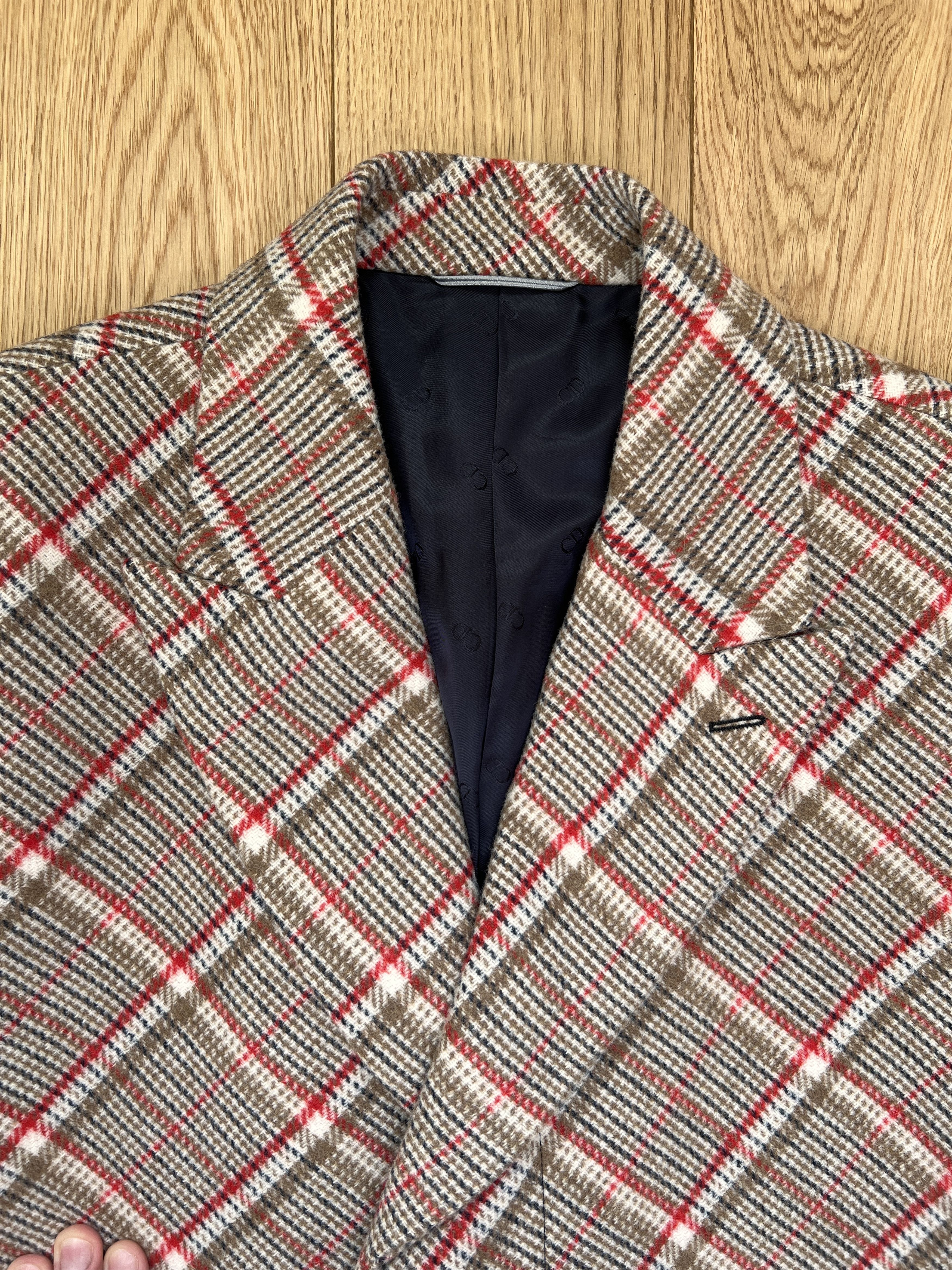 Dior Dior Men's Homme Tailored Check Checkered print wool coat. Size US M / EU 48-50 / 2 - 7 Thumbnail