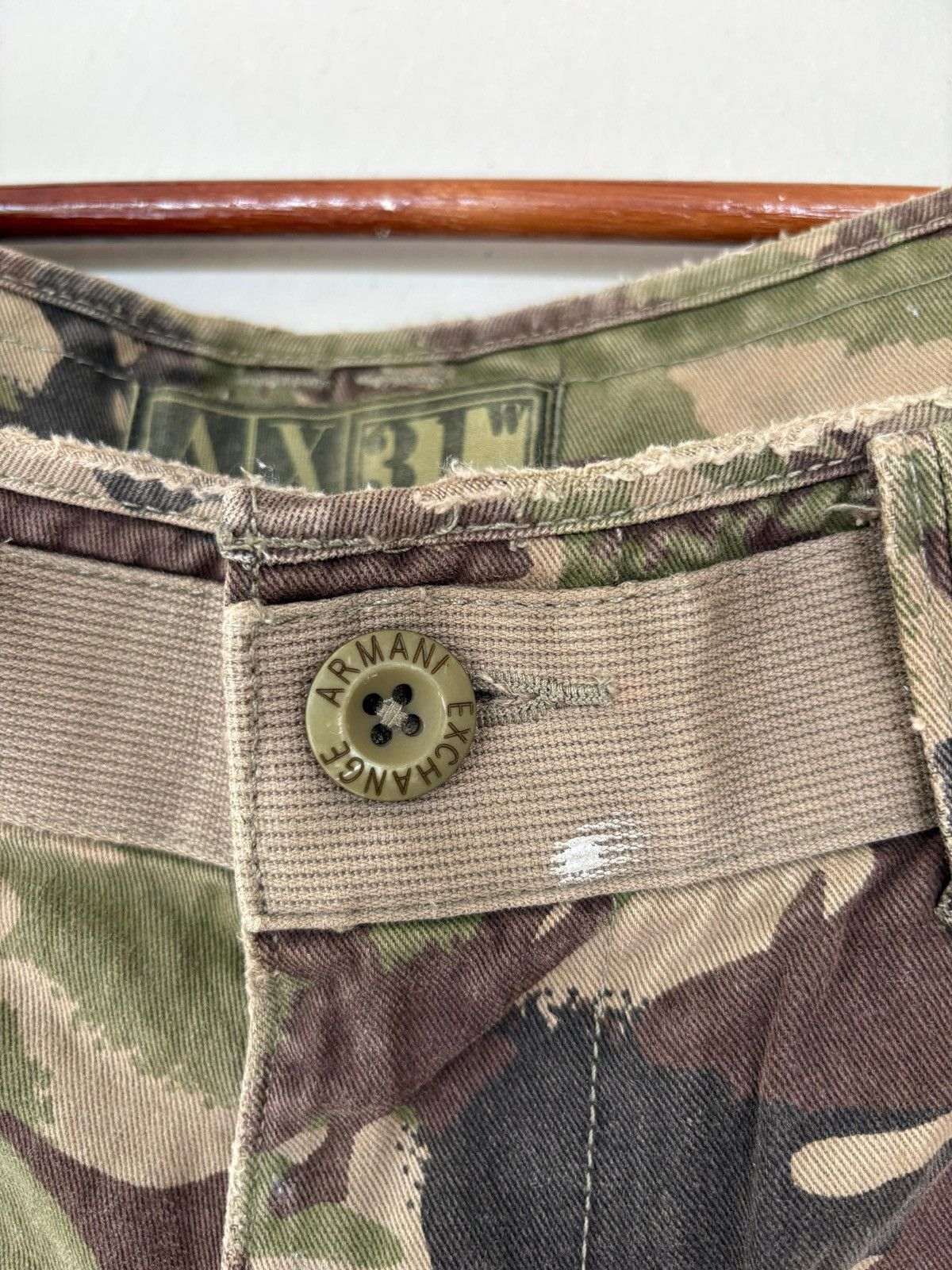 Armani Exchange Armani Exchage Short Pant Camoflage Cargo Pant Size US 31 - 9 Thumbnail