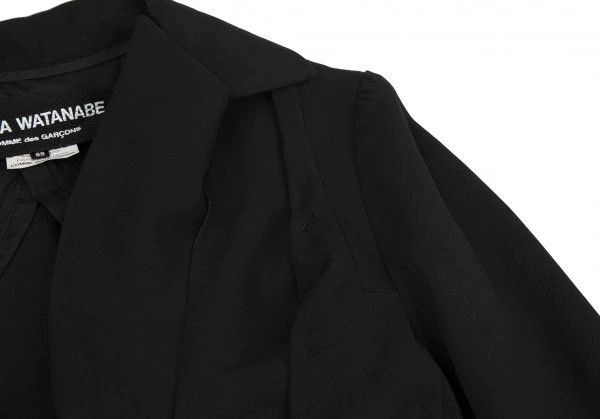 Comme des Garcons Comme des Garcons Retro black pleated coat top Size XS / US 0-2 / IT 36-38 - 7 Thumbnail