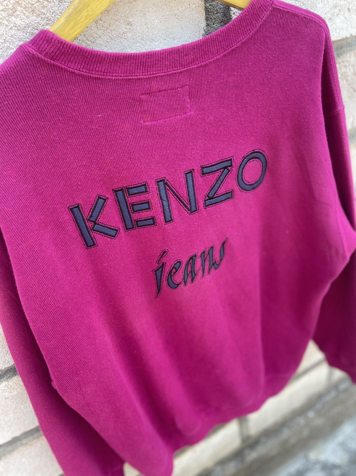 Kenzo × Vintage Vintage Kenzo Jeans sweatshirt Size US L / EU 52-54 / 3 - 1 Thumbnail