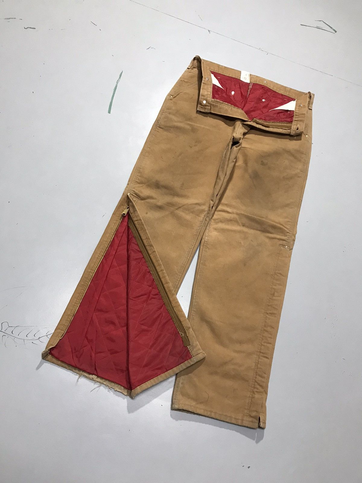 Carhartt Vintage Carhartt B10 BRN quintet line workwear denim Size US 34 / EU 50 - 3 Thumbnail