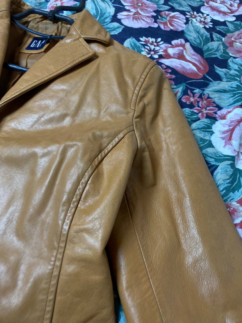 Gap VINTAGE GAP AVANT-GARDE LEATHER Y2K JACKET Size XS / US 0-2 / IT 36-38 - 5 Thumbnail