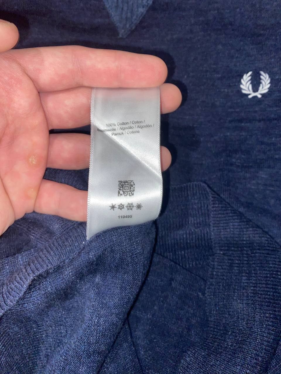 Fred Perry × Vintage Fred Perry Navy Jamper Size US M / EU 48-50 / 2 - 6 Thumbnail