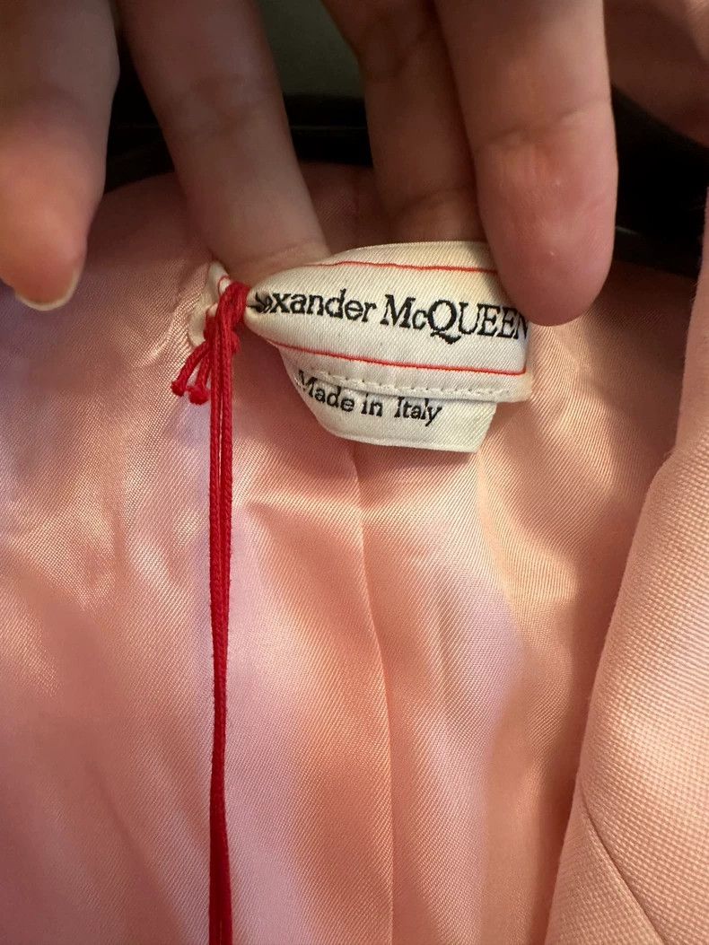 Alexander McQueen Alexander Mcqueen Classic pink suit with oblique pocket Size M / US 6-8 / IT 42-44 - 7 Thumbnail