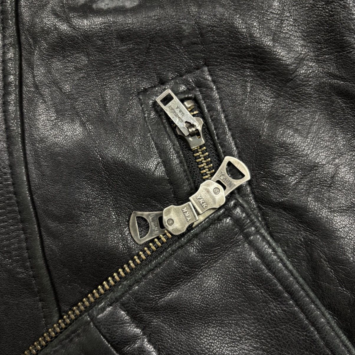 JACKROSE 2000s Jackrose - Trim Fur Collar Vkei Style Leather Jacket Size US M / EU 48-50 / 2 - 13 Thumbnail