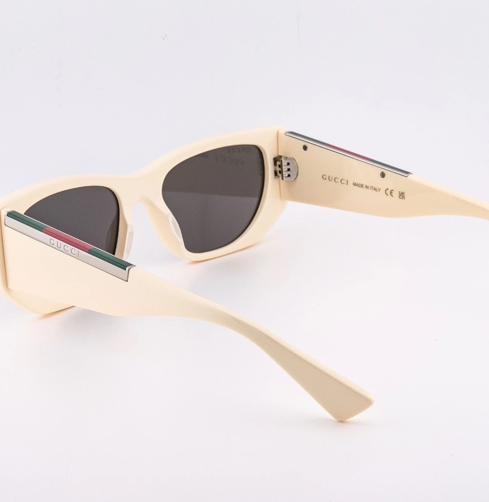 Gucci GUCCI GG1959S WEB Stripe Logo 1959 004 Unisex Sunglasses Size ONE SIZE - 2 Thumbnail