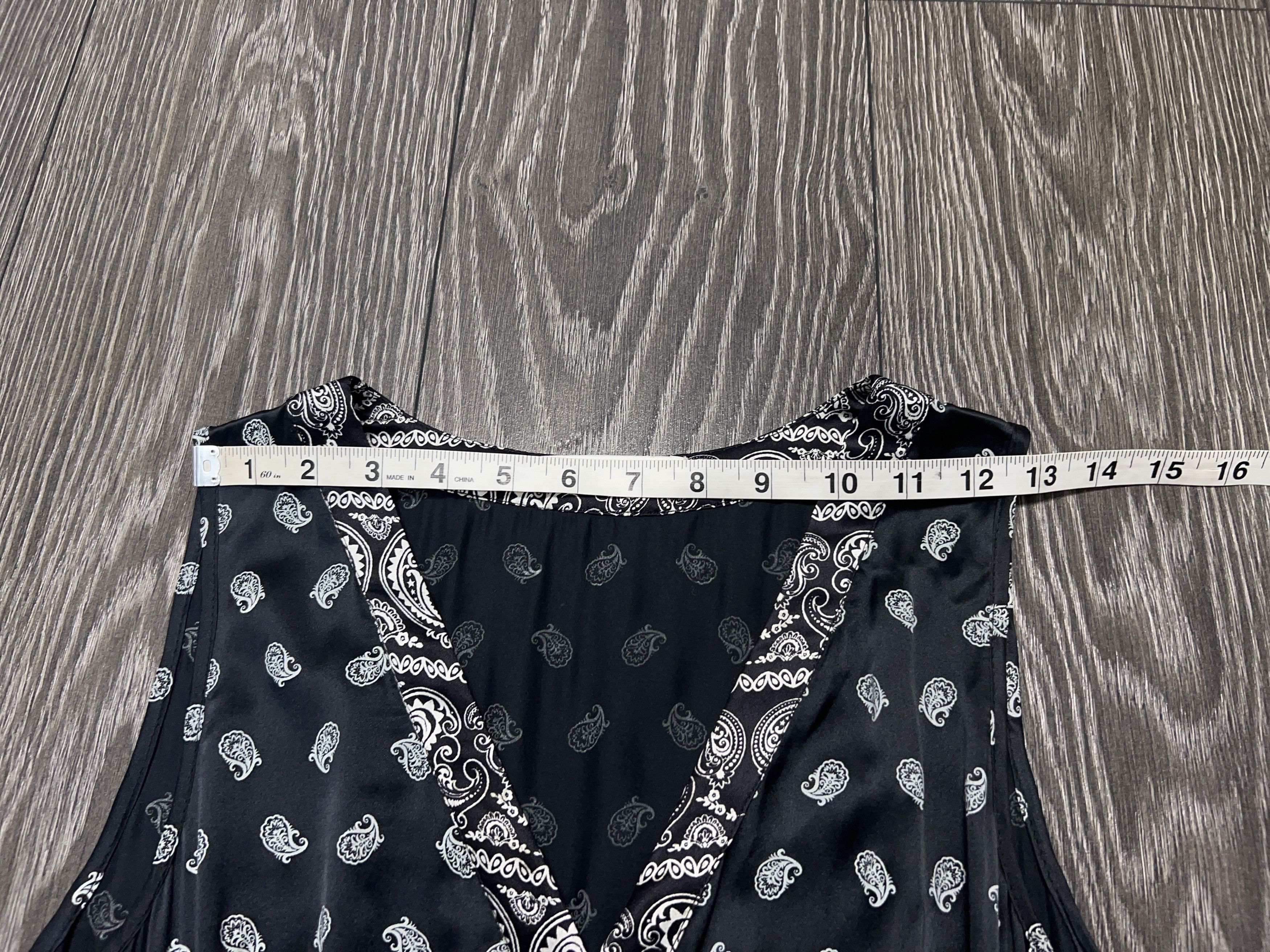 Balmain Paisley Monogram Dress Maxi Silk Sleeveless Size 30 / 44 Size M / US 6-8 / IT 42-44 - 9 Thumbnail