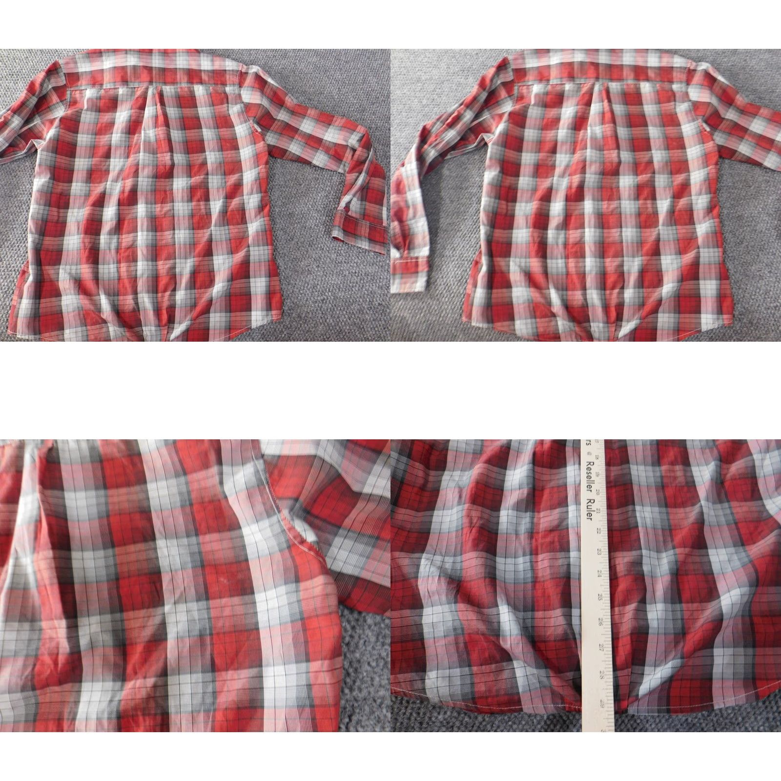 Vintage Swiss Cross Shirt Mens Medium Red Plaid Button-Down Casual Size US M / EU 48-50 / 2 - 8 Thumbnail