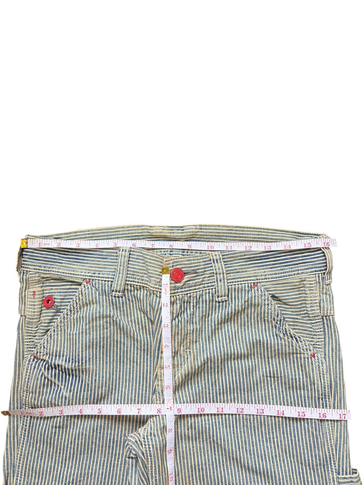 Visvim Vintage Japanese Brand Hickory Carpenter Flare Jeans Size 32" / US 10 / IT 46 - 6 Thumbnail