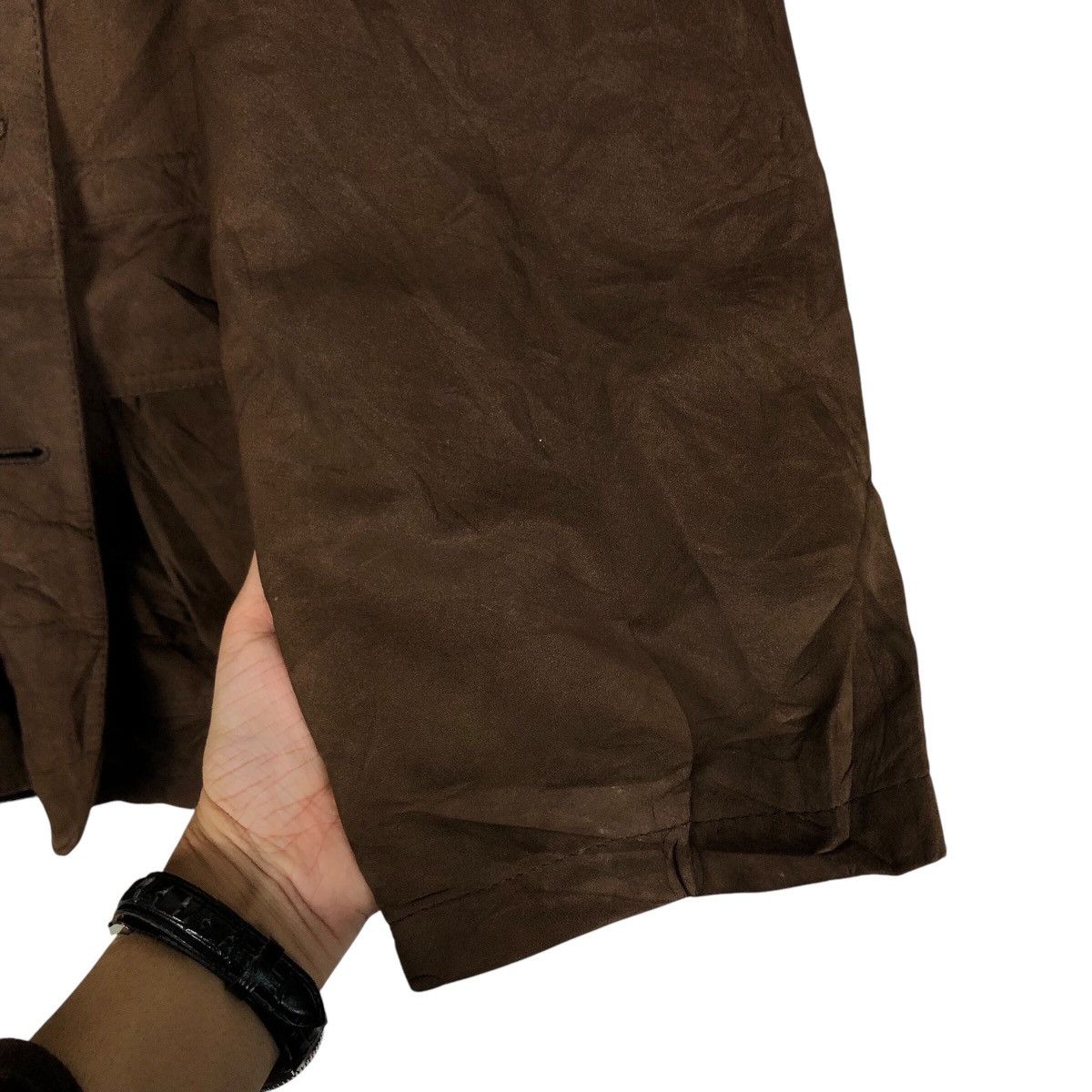 Japanese Brand 📌Vtg Genuine Leather Jacket Sette Arcobaleno Issey Miyake Size US M / EU 48-50 / 2 - 16 Thumbnail