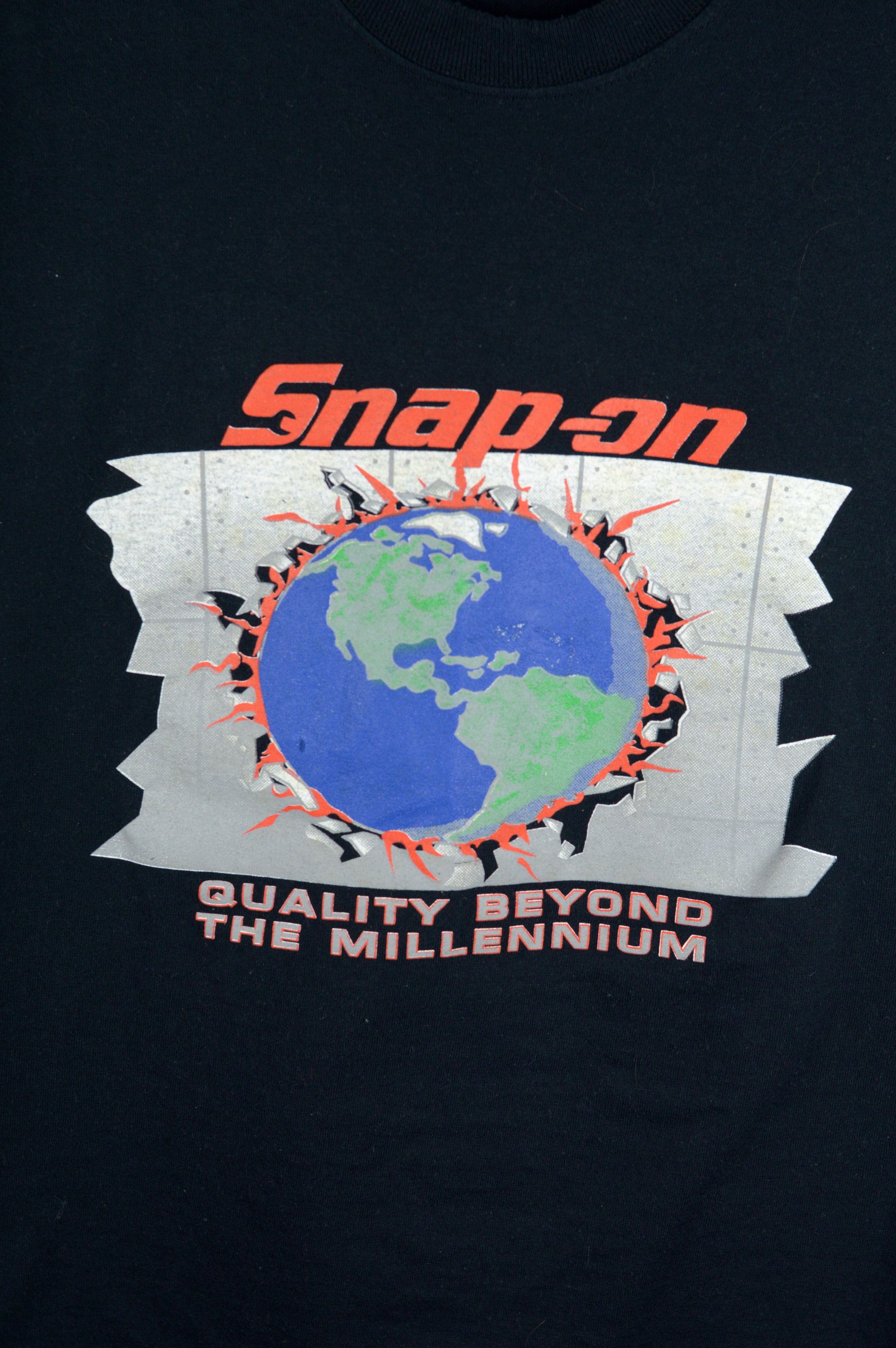 Vintage Vintage Snap On Quality Beyond the Millennium 90s t shirt Size US L / EU 52-54 / 3 - 2 Thumbnail