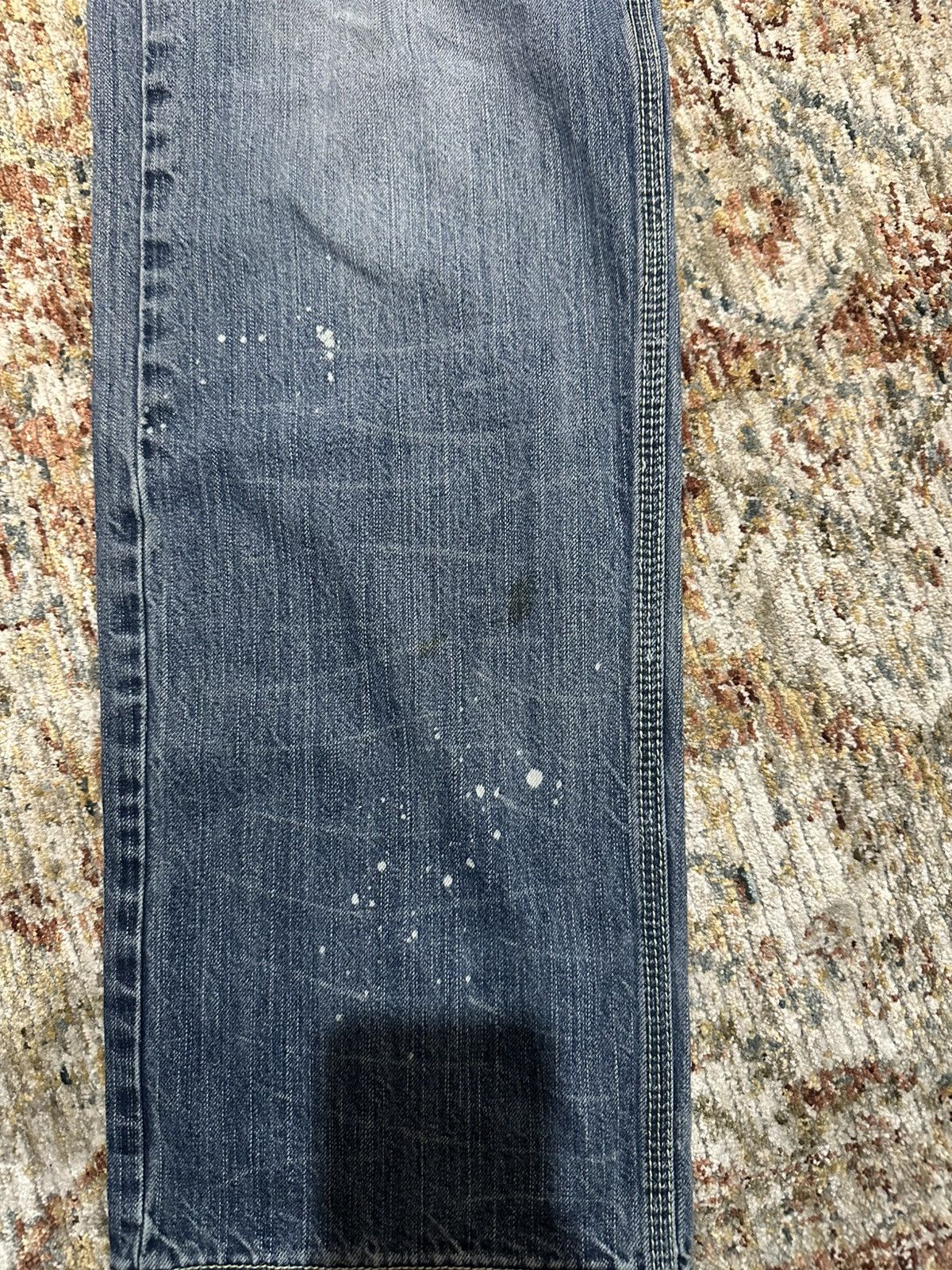 Designer RealBVoice Distressed & Wild Denim Jeans with Buckleback Size US 32 / EU 48 - 3 Thumbnail