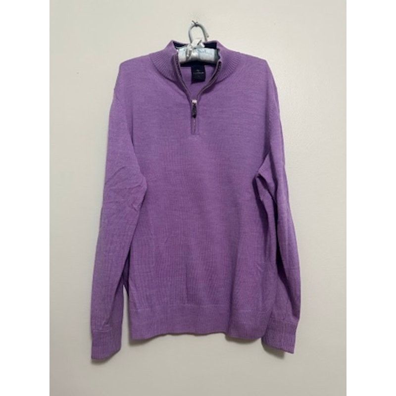 Tailorbyrd Tailor Byrd purple quarter zip pullover size L Size US L / EU 52-54 / 3 - 2 Thumbnail