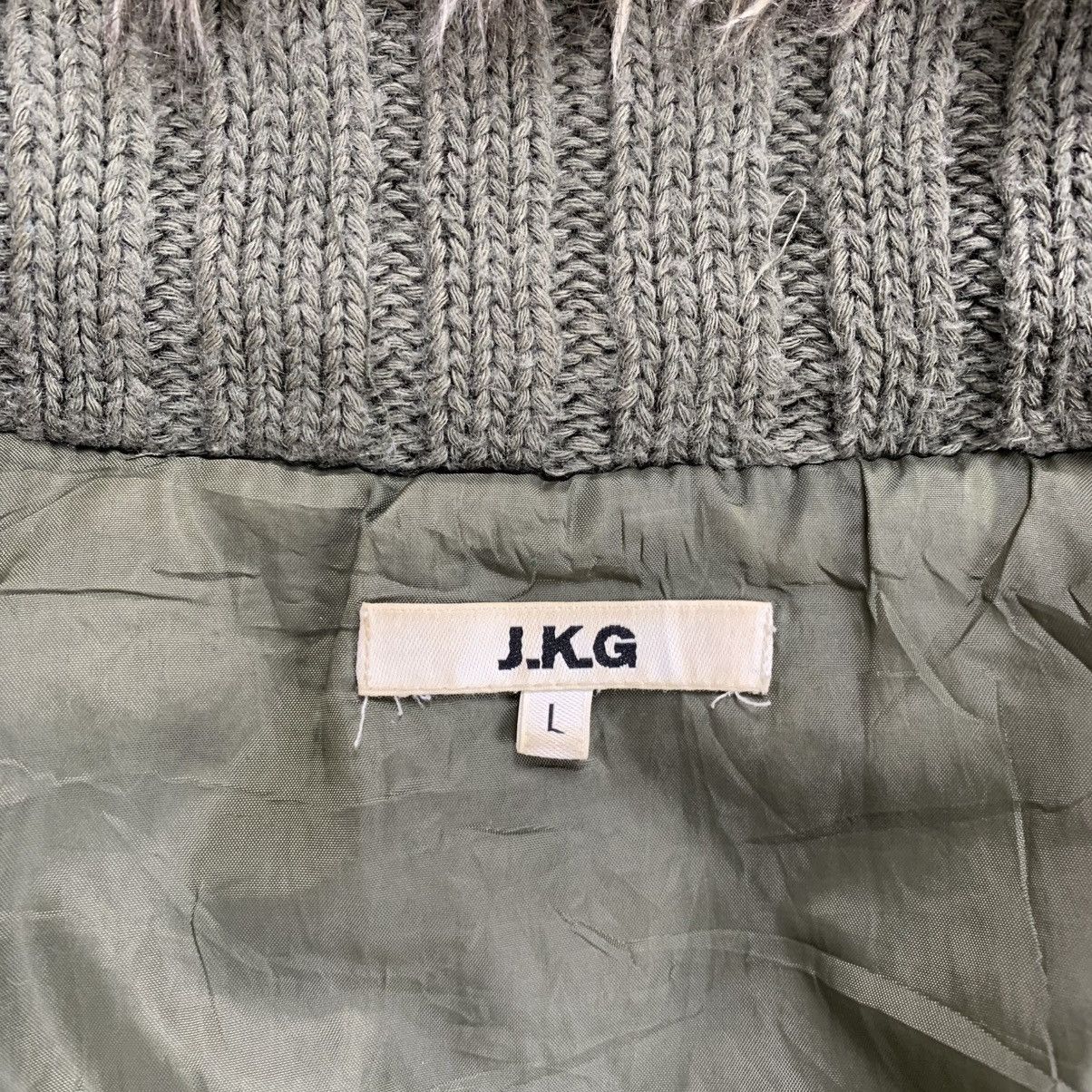 If Six Was Nine 2000’s JKG Puffer Fur Army Green LGB GOA Style Jacket Size US L / EU 52-54 / 3 - 10 Thumbnail