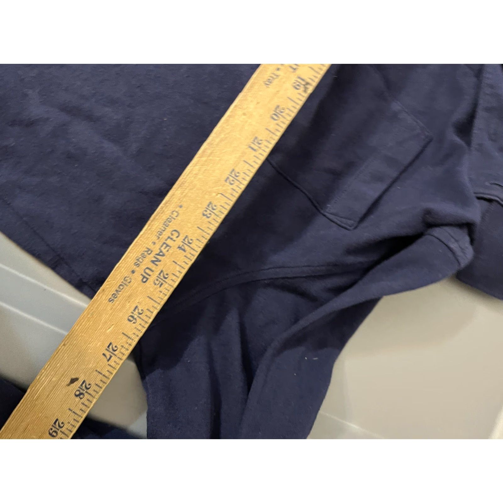 Croft & Barrow Mens Croft & Barrow Easy Care Long Sleeve Polo Shirt XXL Navy Blue Shirt Mens Size US XXL / EU 58 / 5 - 6 Thumbnail