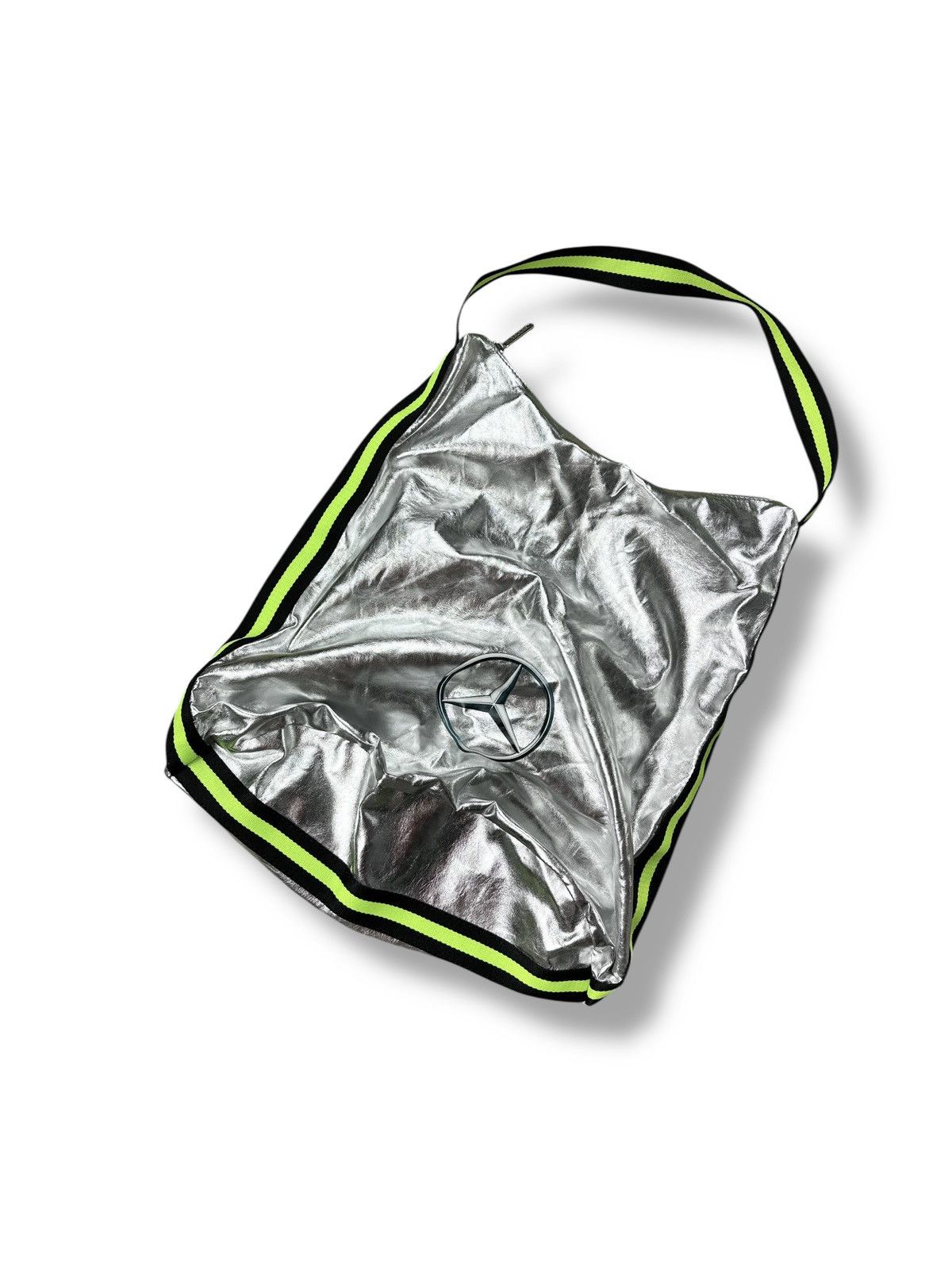 BREE BREE Mercedes Benz Silver Metallic Shopper Bag Size ONE SIZE - 1 Thumbnail