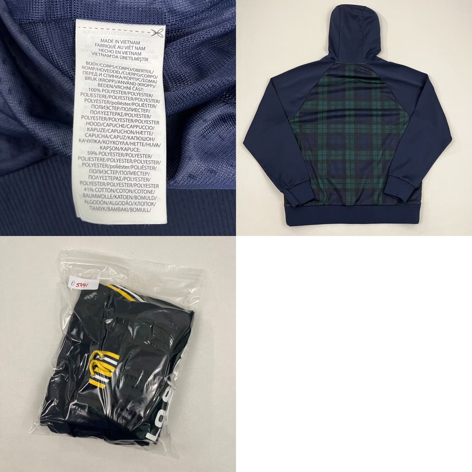 Polo Ralph Lauren Polo Ralph Lauren Performance Hoodie Mens M Tartan Blackwatch Plaid Preppy Size US M / EU 48-50 / 2 - 8 Thumbnail