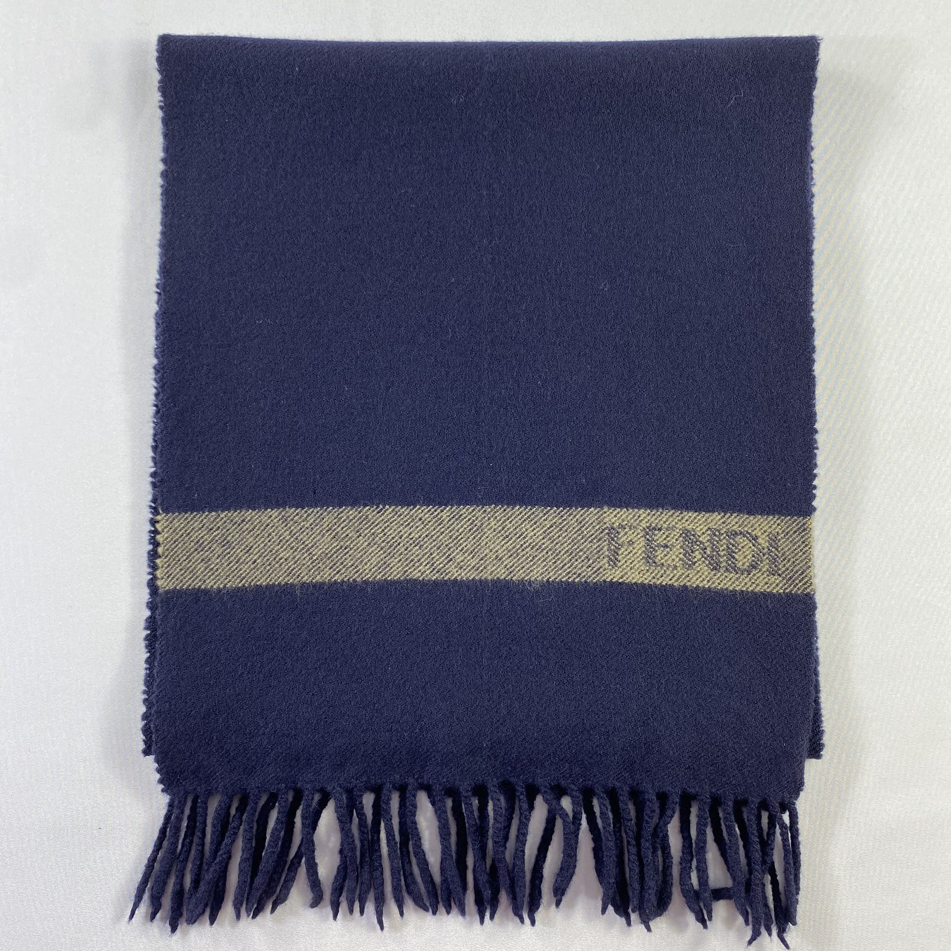 Fendi Fendi Scarf Wool Muffler Neck Wrap Size ONE SIZE - 3 Thumbnail