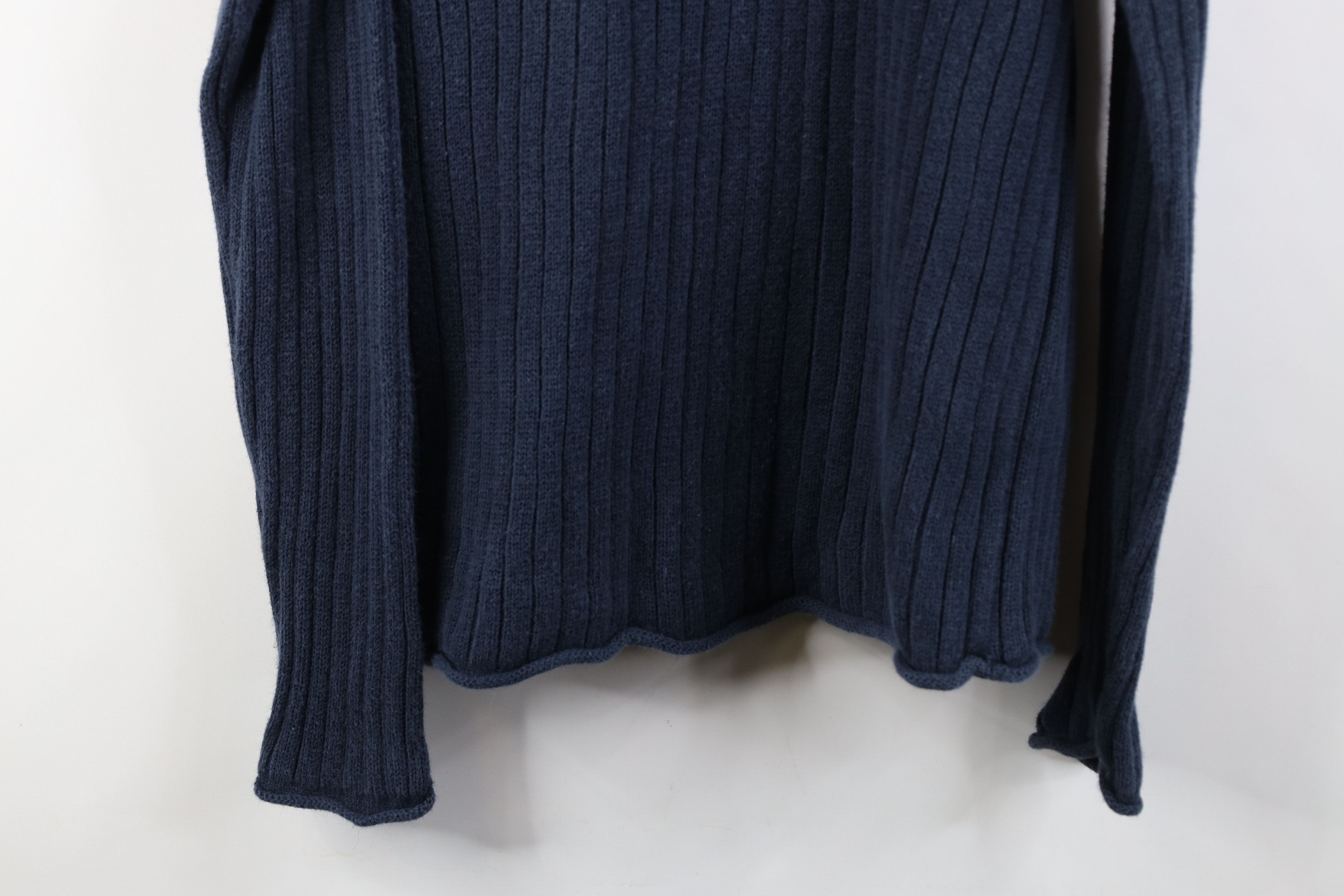 Aeropostale Vintage 90s Y2K Aeropostale Ribbed Marled Knit Sweater Blue Size US L / EU 52-54 / 3 - 10 Thumbnail