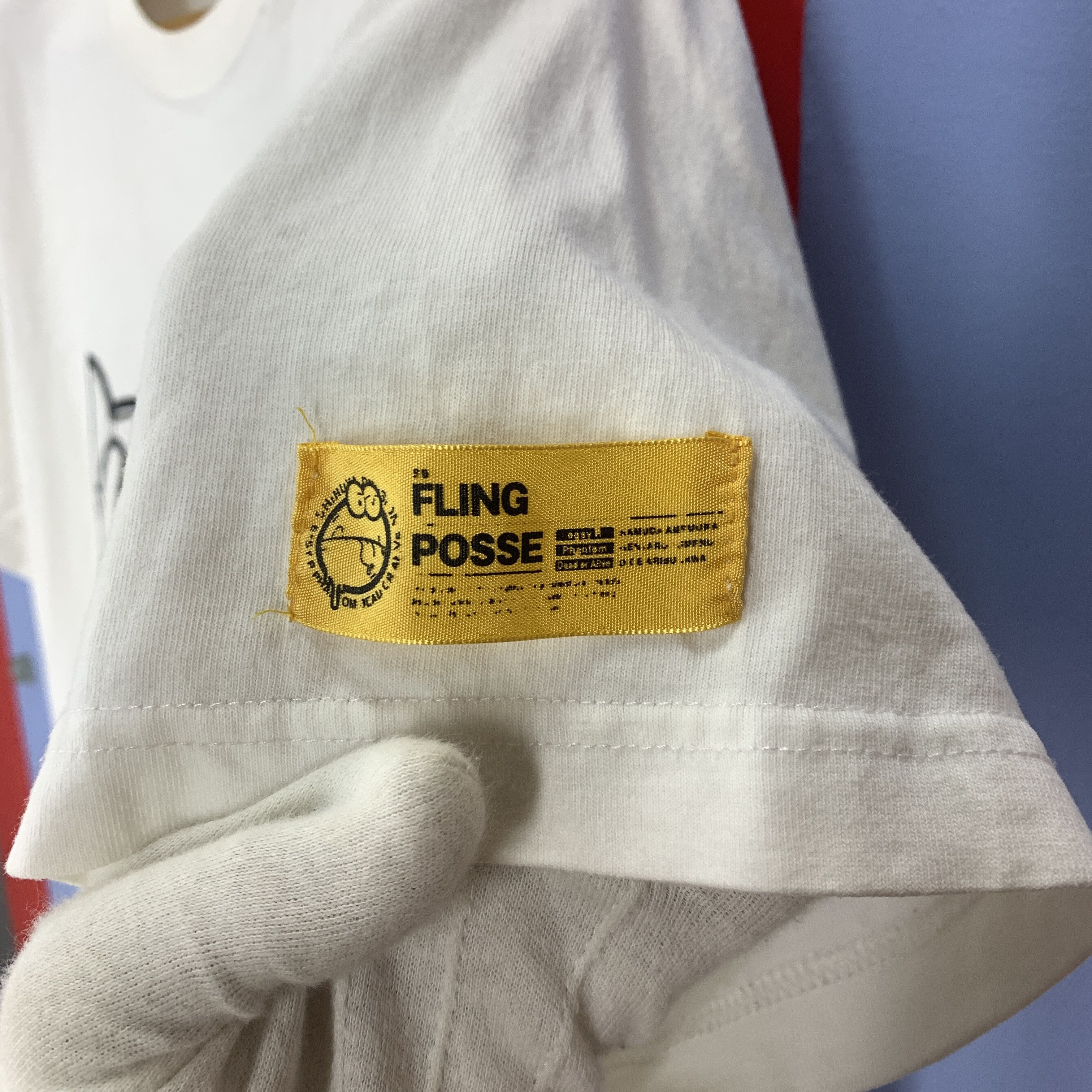 Japanese Brand FLING POSSE Japanese Rap T Shirt #1829/08 Size US L / EU 52-54 / 3 - 7 Thumbnail