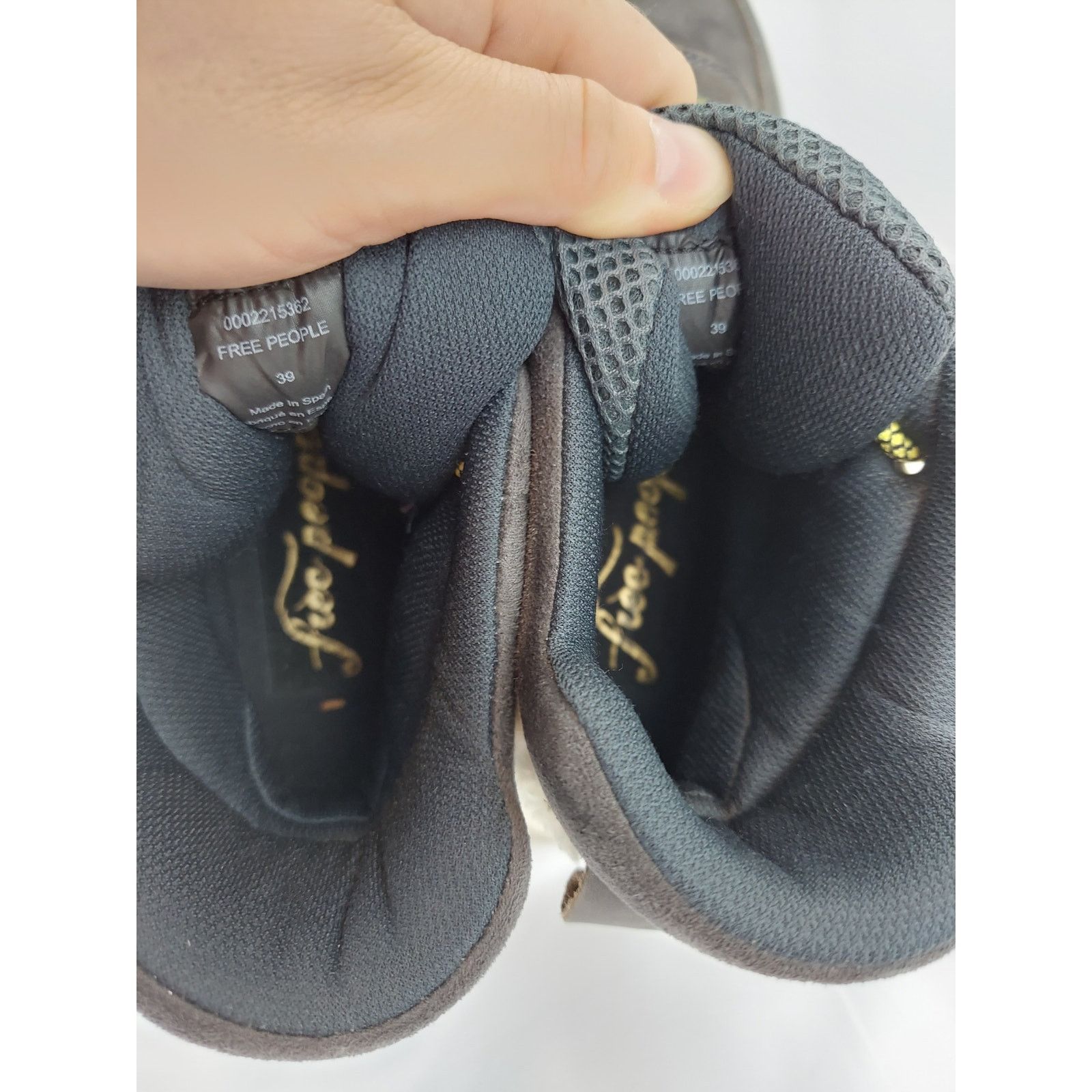 Free People Free People Luca Hikers Faux Fur Gray Wedge Suede Boot 9 NEW Size US 9 / IT 39 - 7 Thumbnail