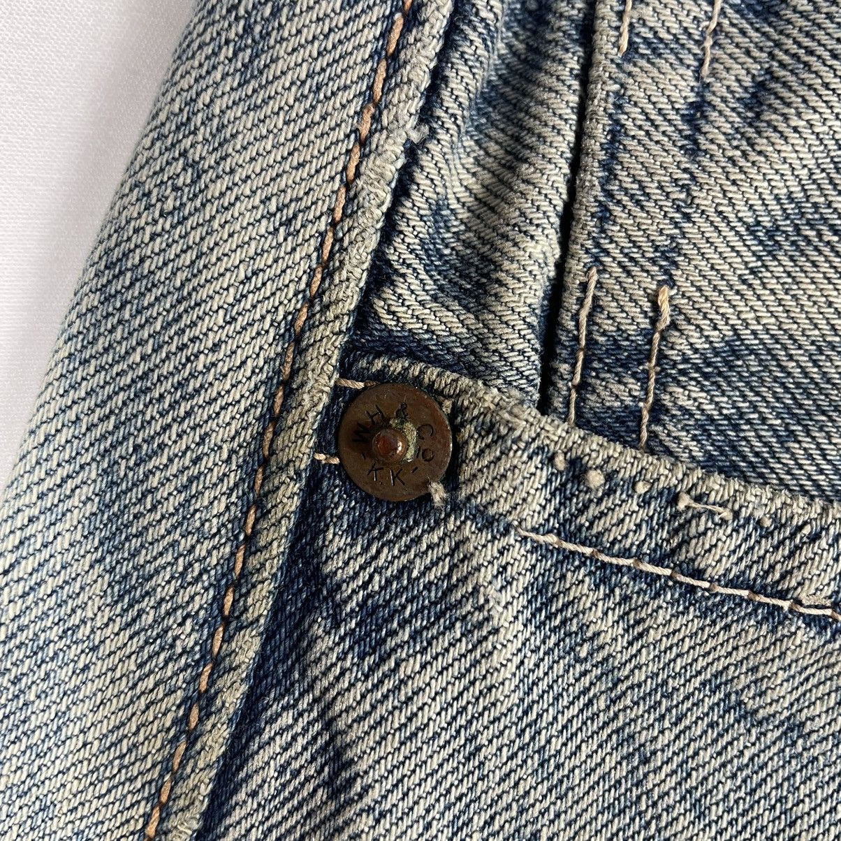 Japanese Brand × Warehouse 🔥Trash🔥🇯🇵Warehouse Stoned Washed Selvedge Dirty Denim Jeans Size US 32 / EU 48 - 10 Thumbnail