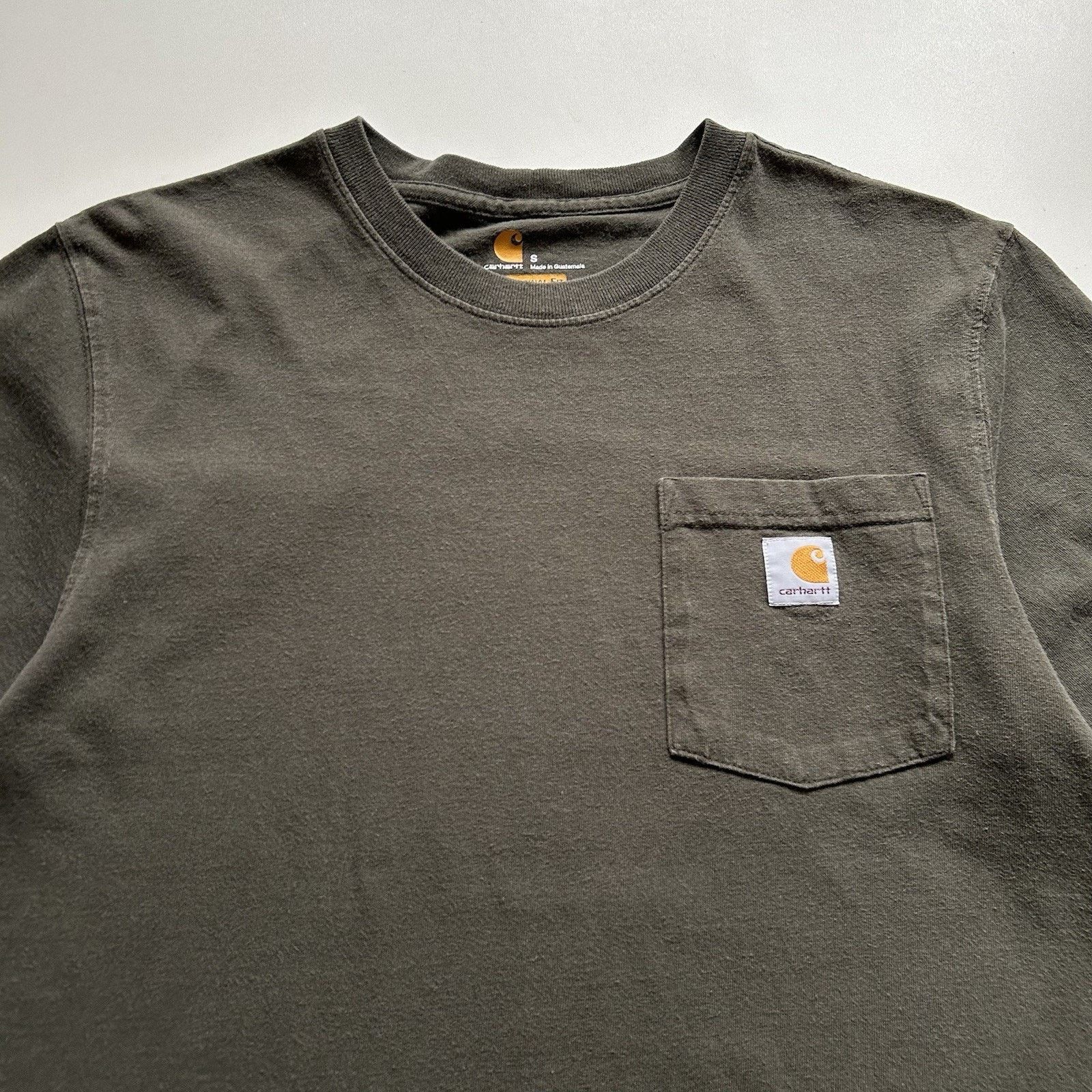 Carhartt × Vintage Vintage Carhartt Pocket T Shirt Small Original Fit Green Y2K Size US S / EU 44-46 / 1 - 2 Thumbnail