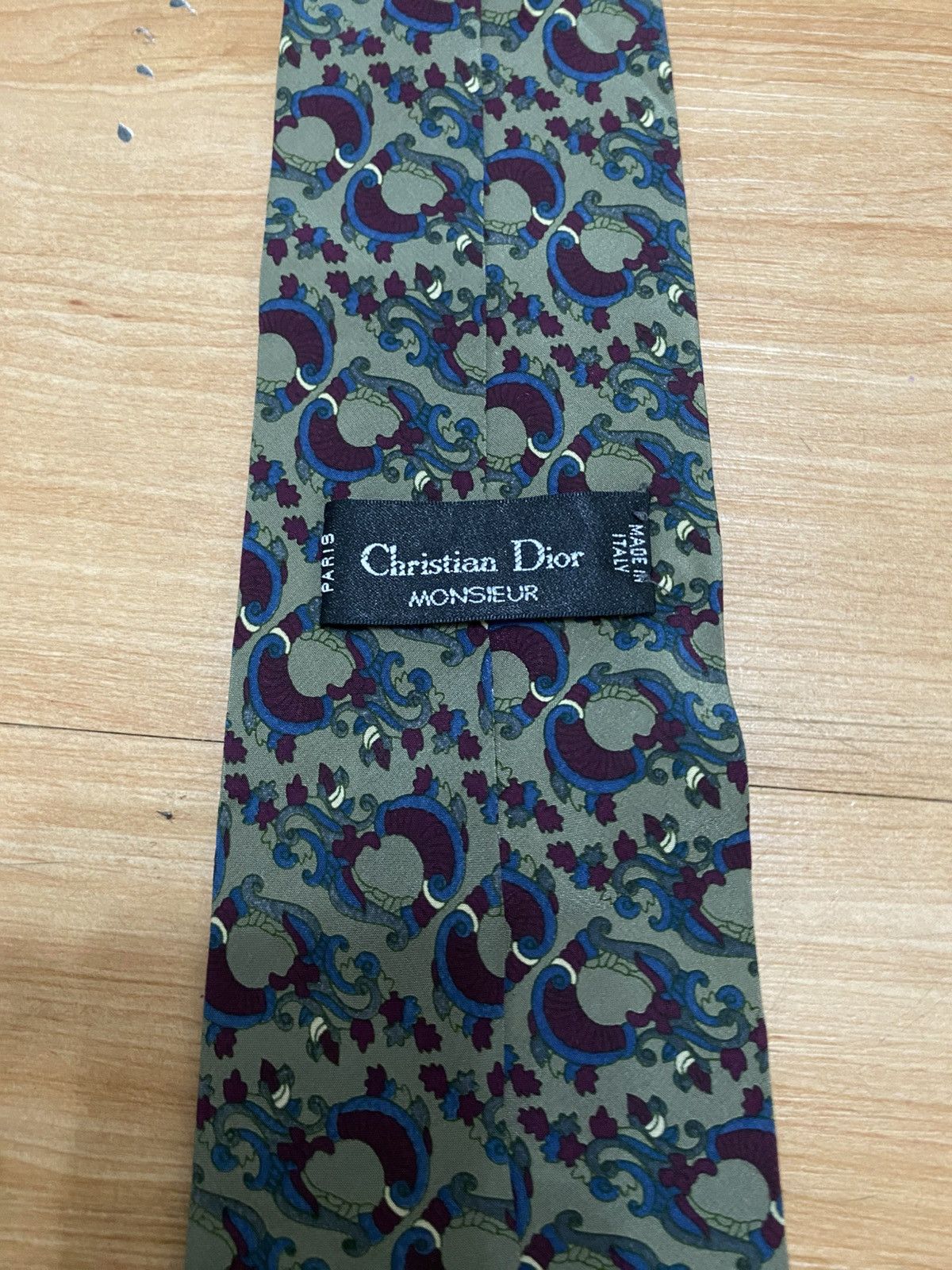 Christian Dior Monsieur Vintage christian dior tie very nice design Size ONE SIZE - 2 Thumbnail