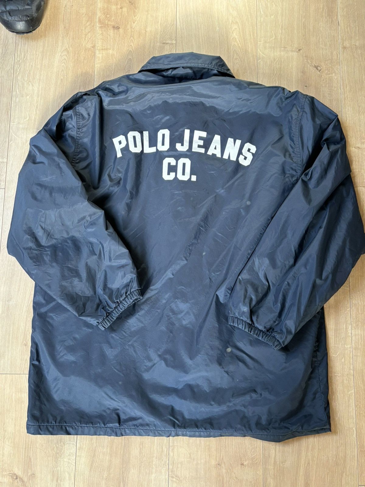Polo Ralph Lauren × Vintage Vintage Polo Jeans Co Authentic Windbreaker Jacket Size L Size US L / EU 52-54 / 3 - 1 Thumbnail