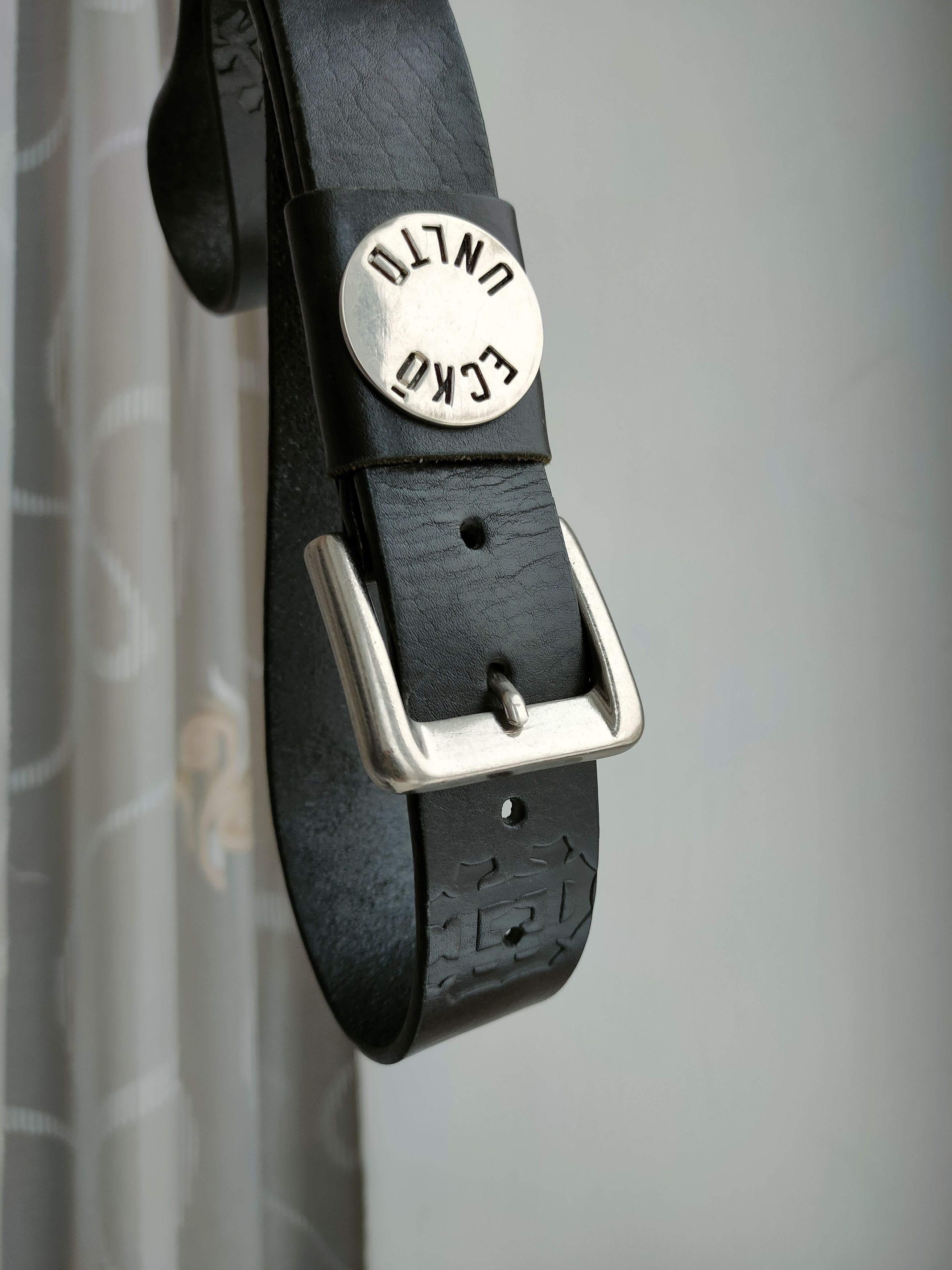 Ecko Unltd. Vintage Y2K Ecko Unltd Leather Belt Rap Hip Hop Drill Size ONE SIZE - 3 Thumbnail