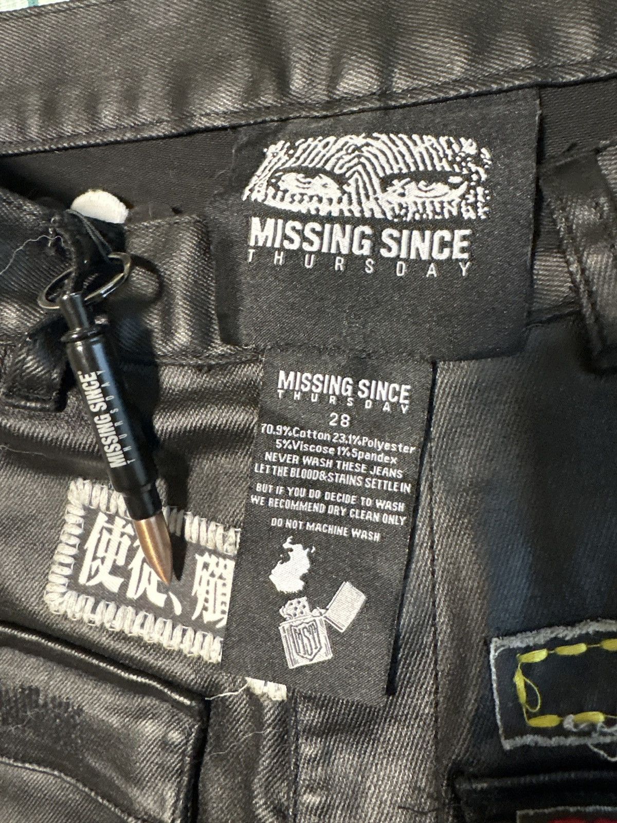 Missing Since Thursday Missing since thurseday black tar denim Size US 28 / EU 44 - 4 Thumbnail
