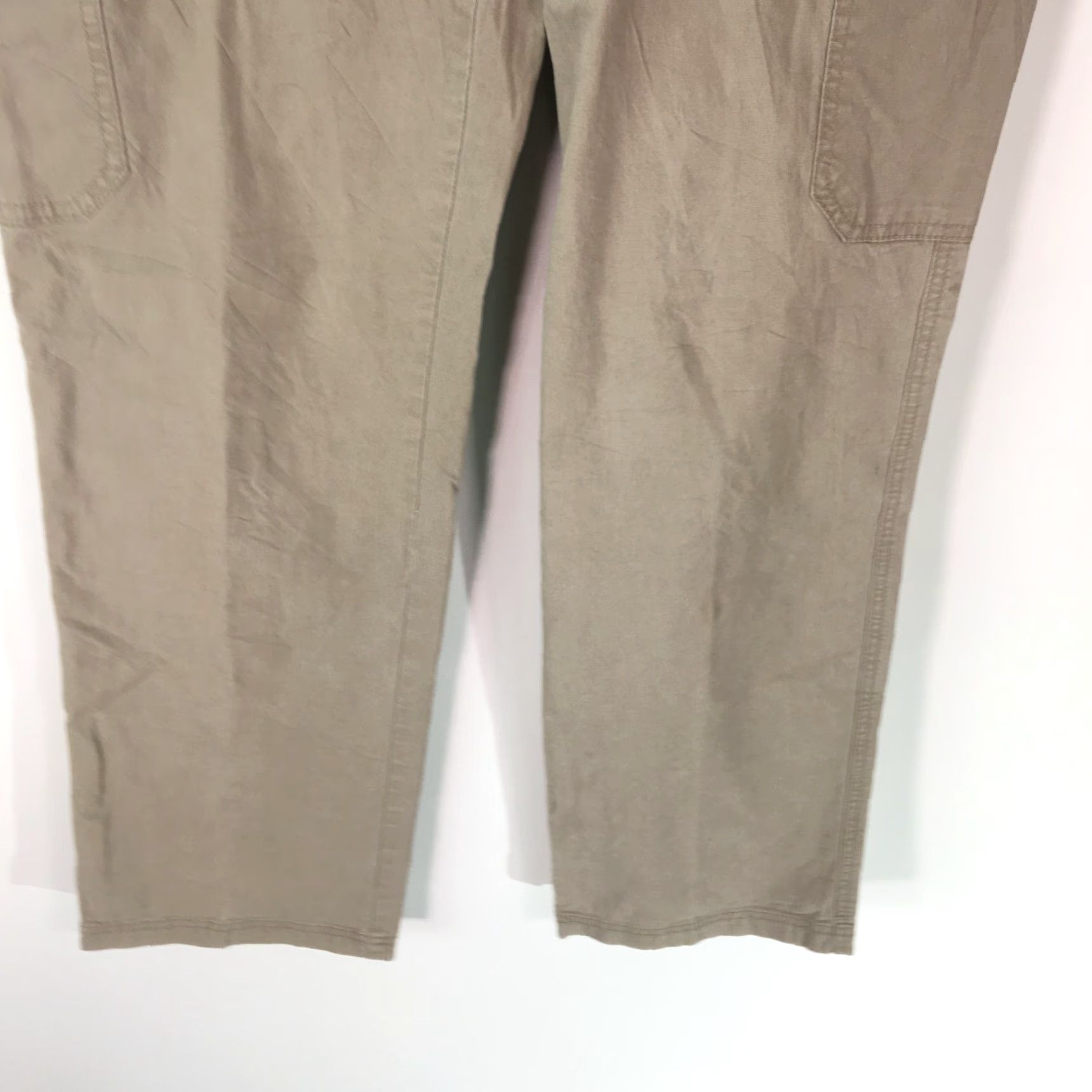 Dockers DOCKERS Womens Cargo Pants Low Rise Brown Size 10M 34X30 Casual Travel Size 32" / US 10 / IT 46 - 4 Thumbnail