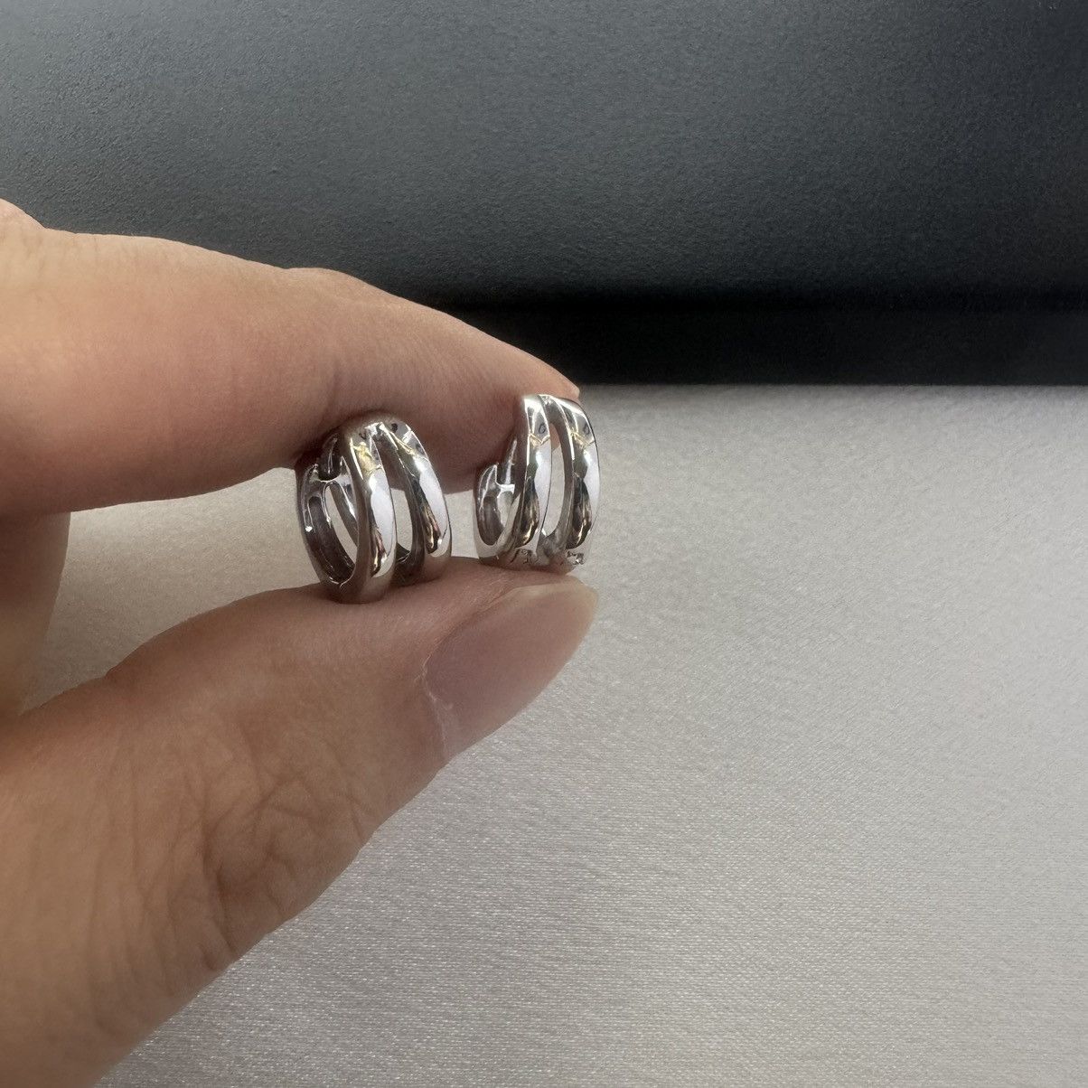 Other Small Hoop Earrings for Men Women Hip Hop Unisex Style Size ONE SIZE - 5 Thumbnail