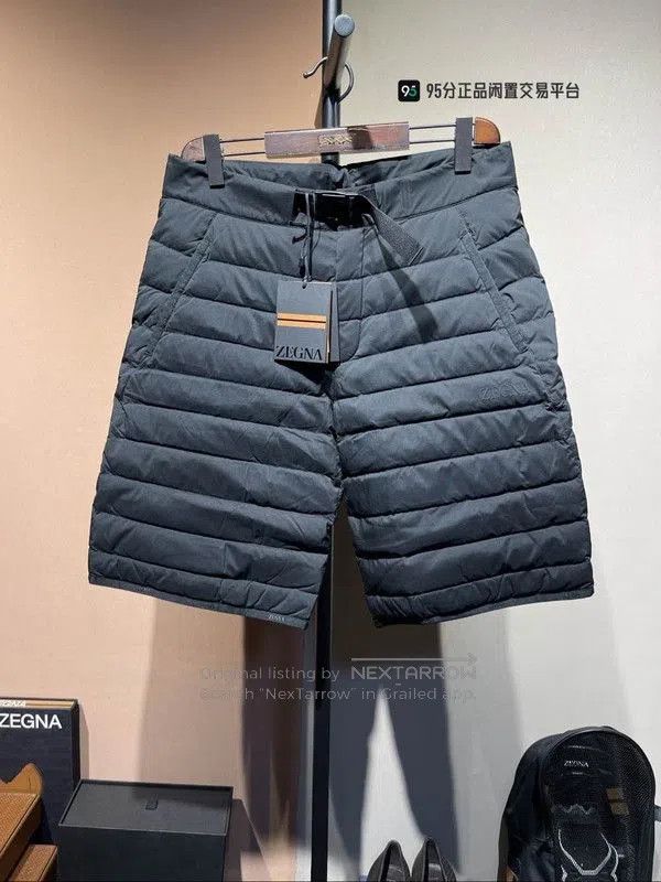 Ermenegildo Zegna Zegna Men's Black Down Ski Inner Shorts. Size US 30 / EU 46 - 8 Thumbnail