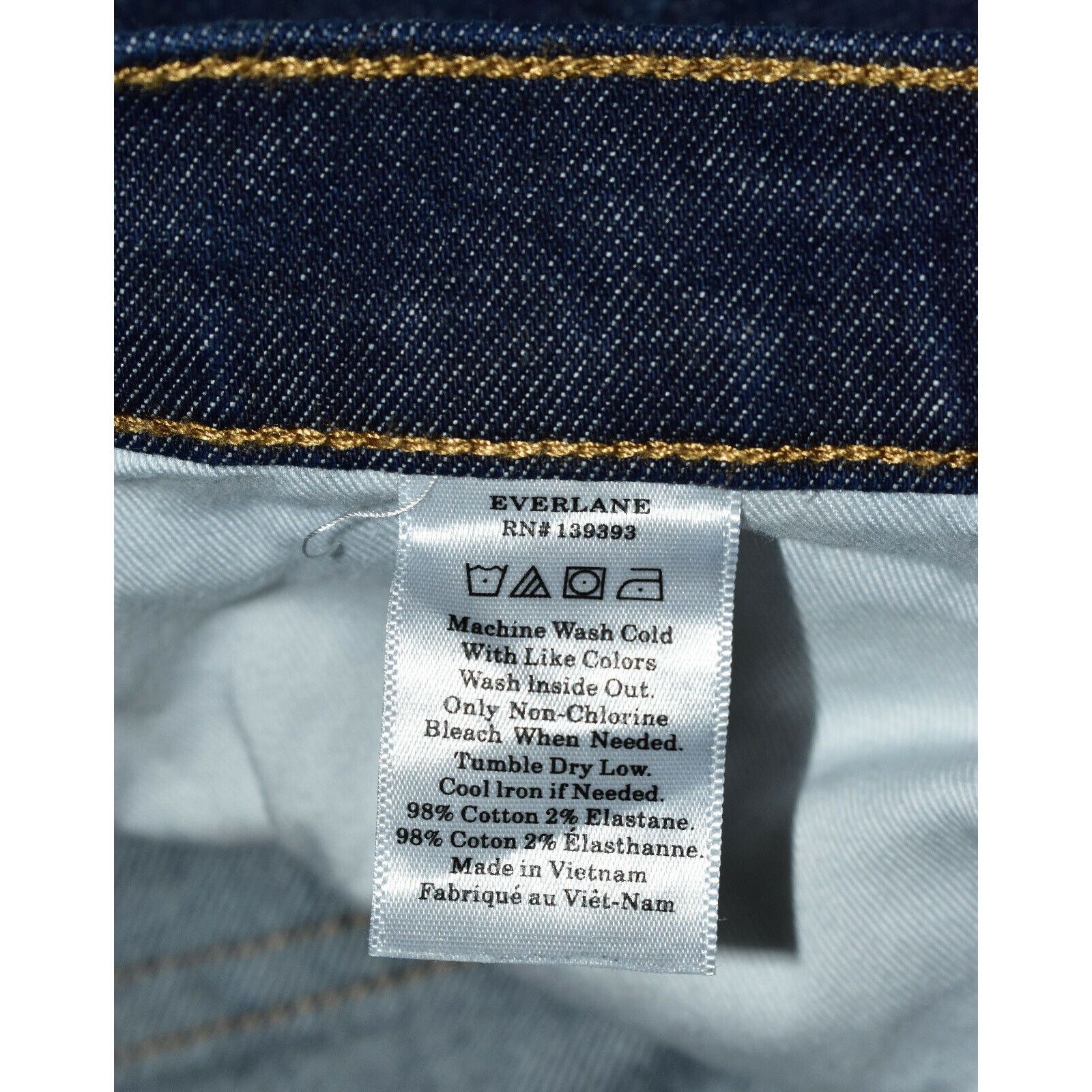 Everlane A5 NEW EVERLANE Blue Denim Skinny Ankle Jeans Size 26 Size 26" / US 2 / IT 38 - 5 Thumbnail
