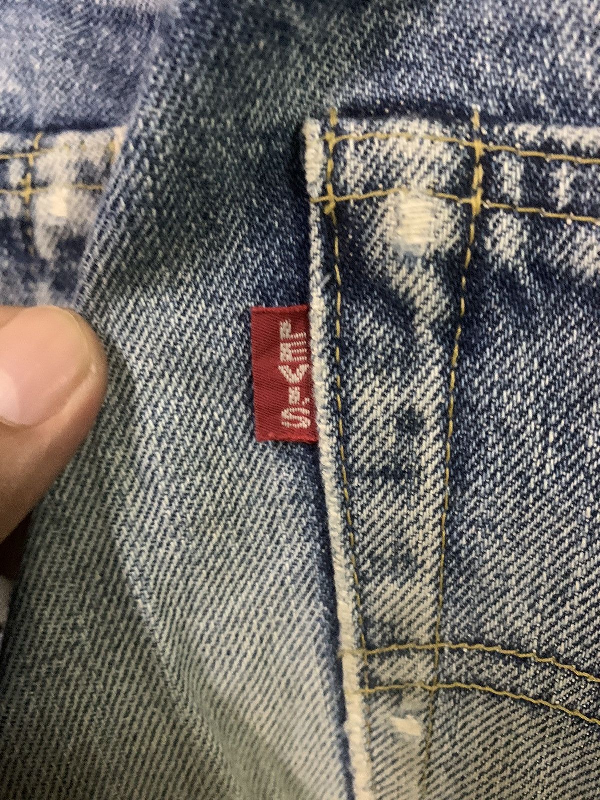 Japanese Brand × Levi's Vintage Clothing × Vintage Vintage Levi’s Big E Distressed Size US 27 - 12 Thumbnail