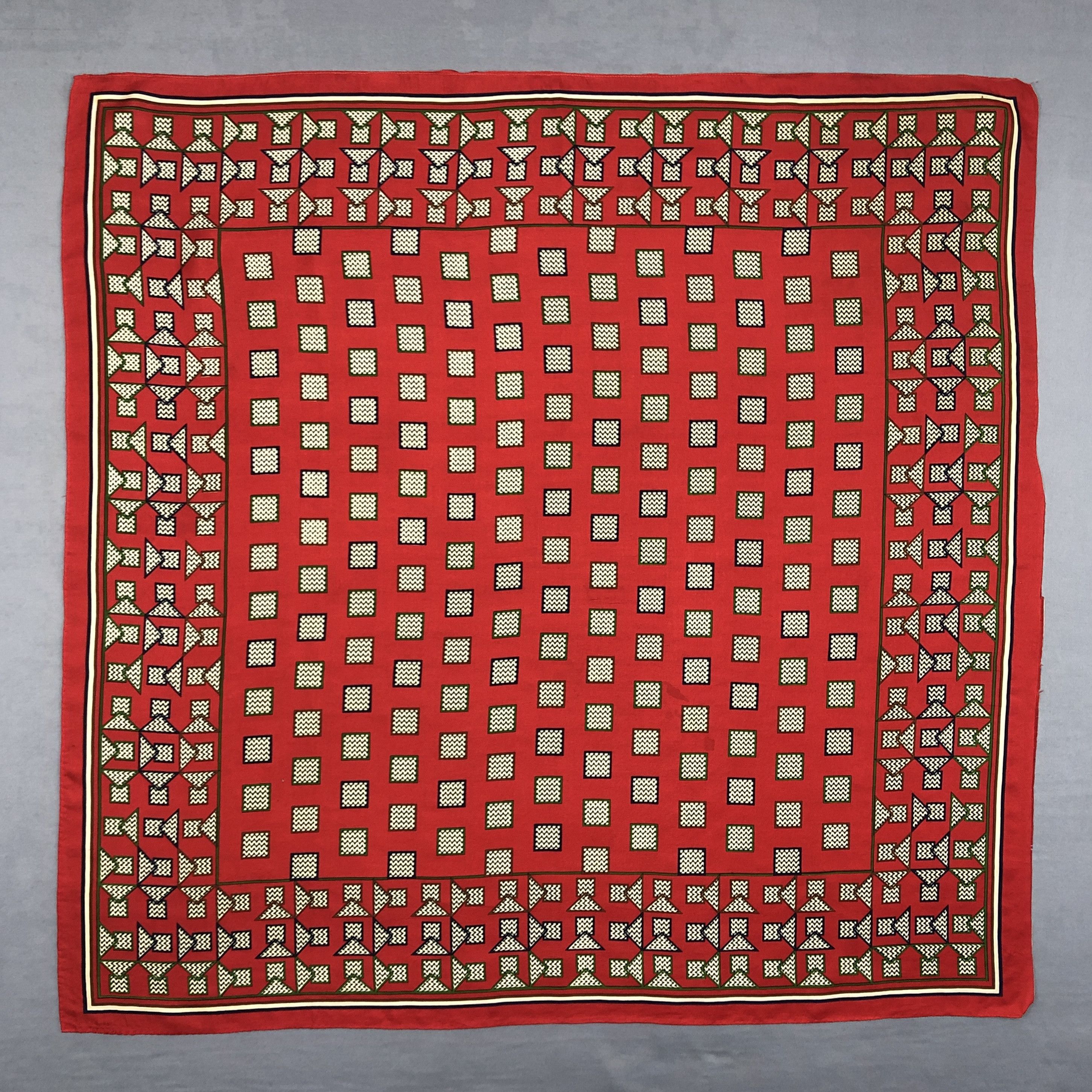 Japanese Brand Vintage Luxury SILK Scarf Twill Stole Wraps Scarves Size ONE SIZE - 1 Thumbnail