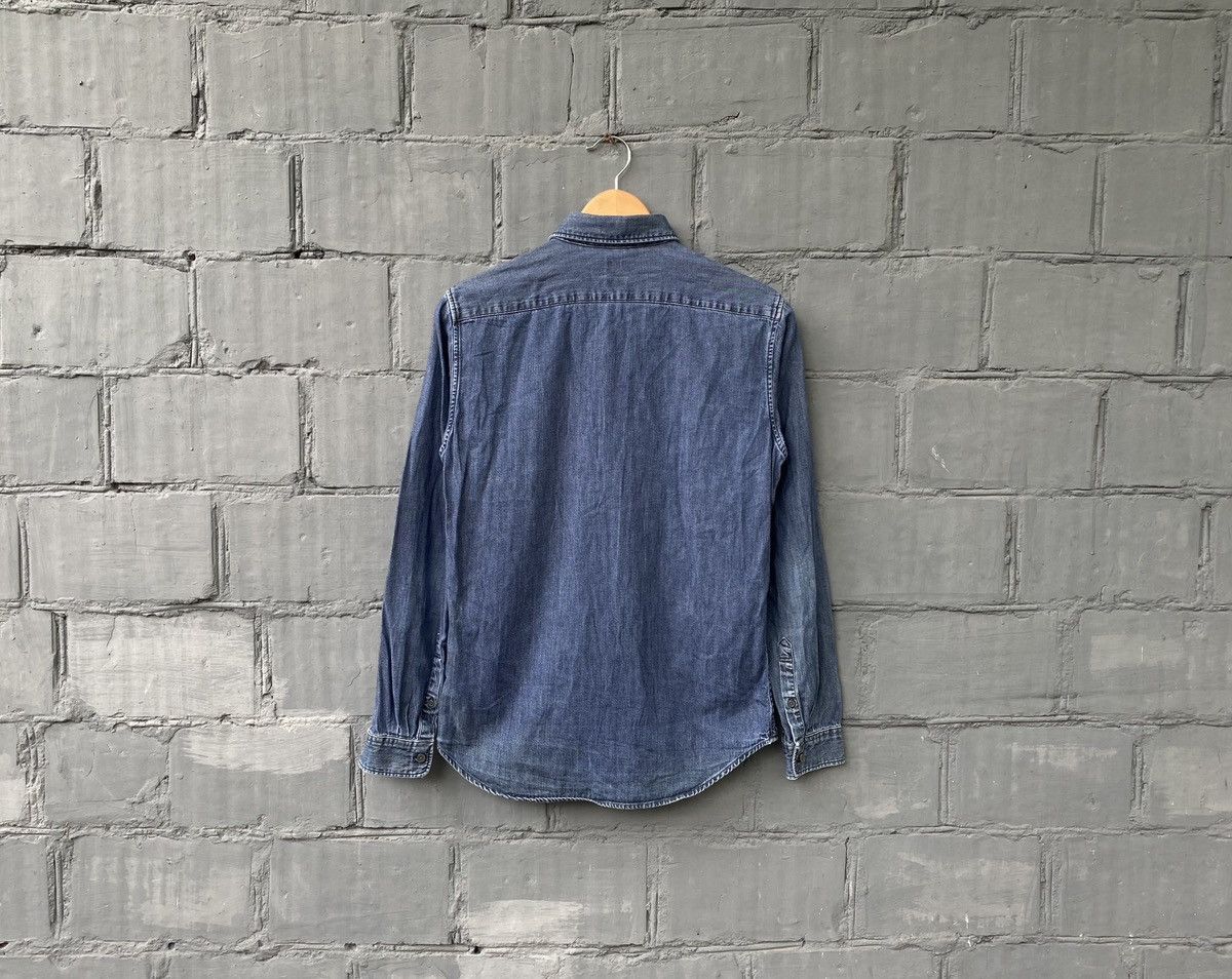 Uniqlo Uniqlo Denim Long Sleeve Shirt Single Pocket Size US XS / EU 42 / 0 - 2 Thumbnail