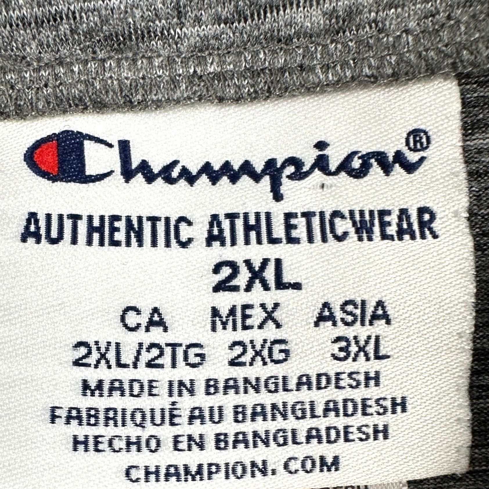 Champion VINTAGE? Illinois Fighting Illini Sweatshirt Quarter Zip Mens 2XL Gray Stretch Champion Size US XXL / EU 58 / 5 - 6 Thumbnail