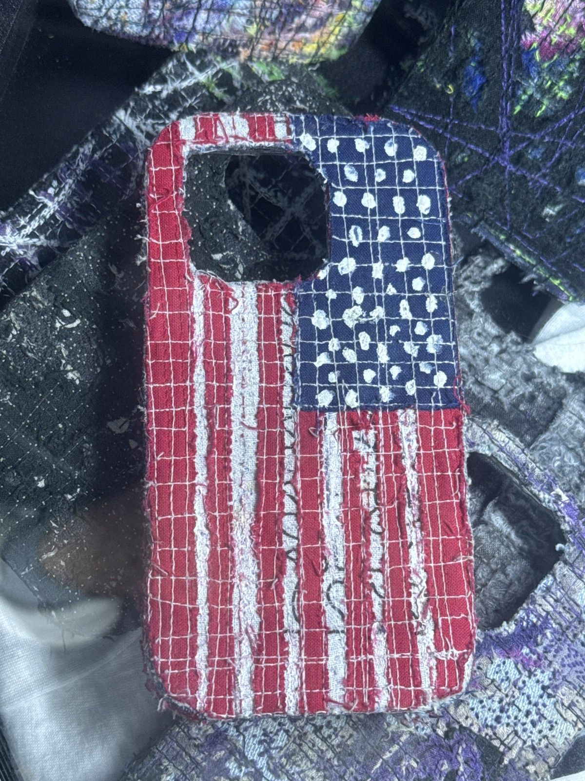 Japanese Brand USA distressed boro iphone case Size ONE SIZE - 1 Thumbnail