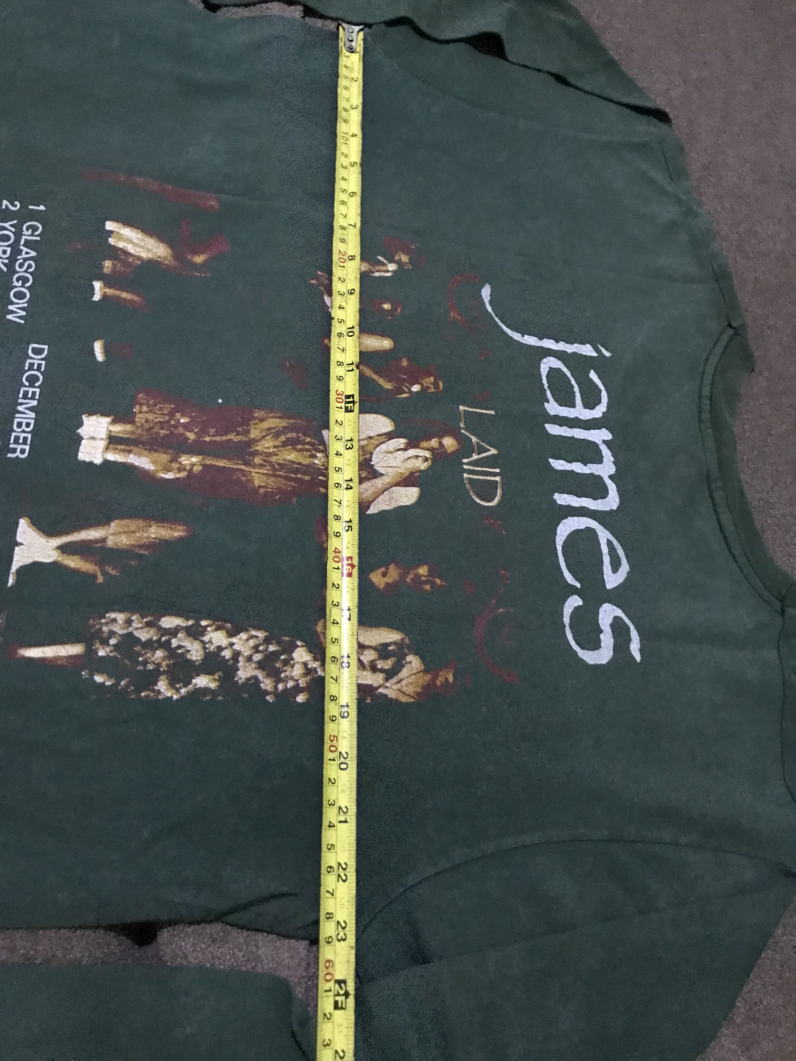 Band Tees Vintage 1993 James Laid Tour Shirt, Oasis, The Stone Roses Size US XL / EU 56 / 4 - 7 Thumbnail