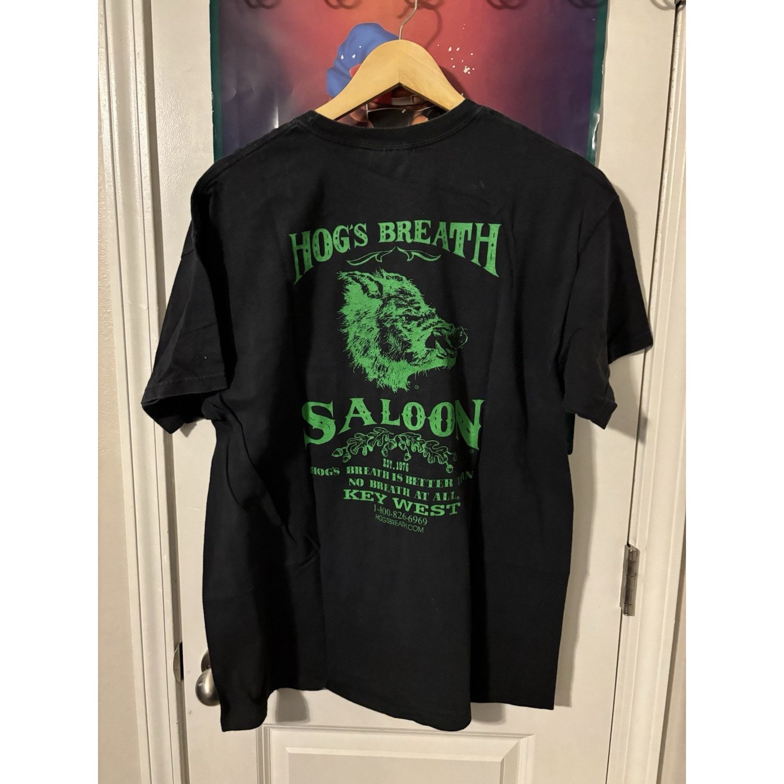 Vintage Hogs Breath Saloon T XL Black Key West Life Is Short Ride Size US XL / EU 56 / 4 - 2 Thumbnail