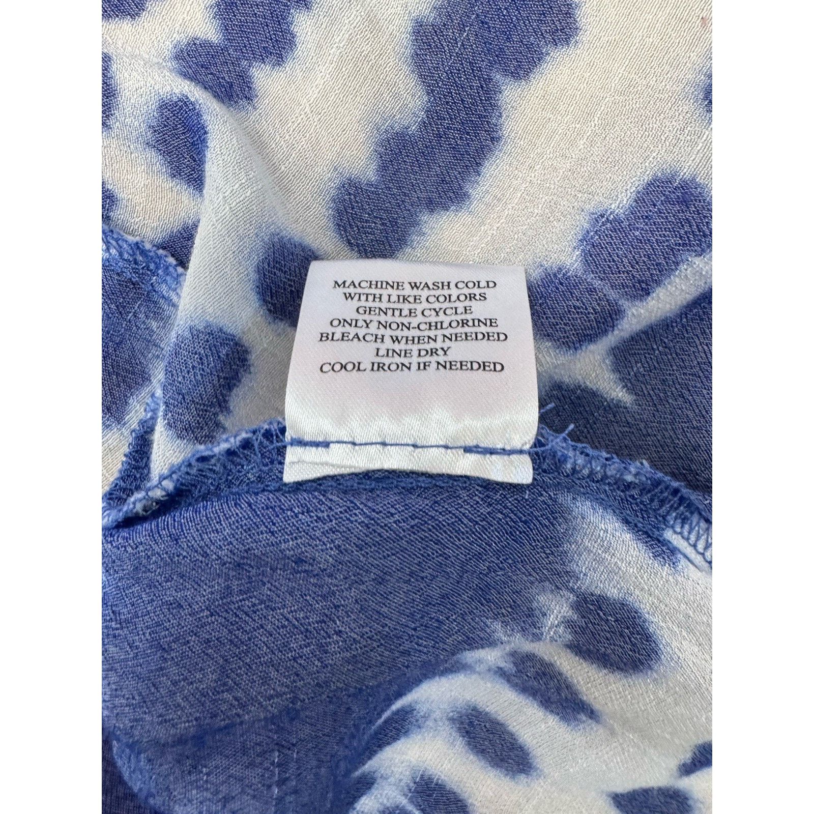 Other Brina & Em Women’s Blue & White Tie Dyed Cover Up Size Large Size L / US 10 / IT 46 - 9 Thumbnail